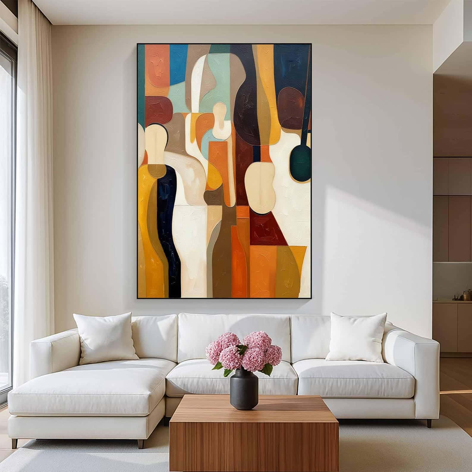 Abstract Artwork | Modern Wall Art Style | Single, A2 at XILEF Art