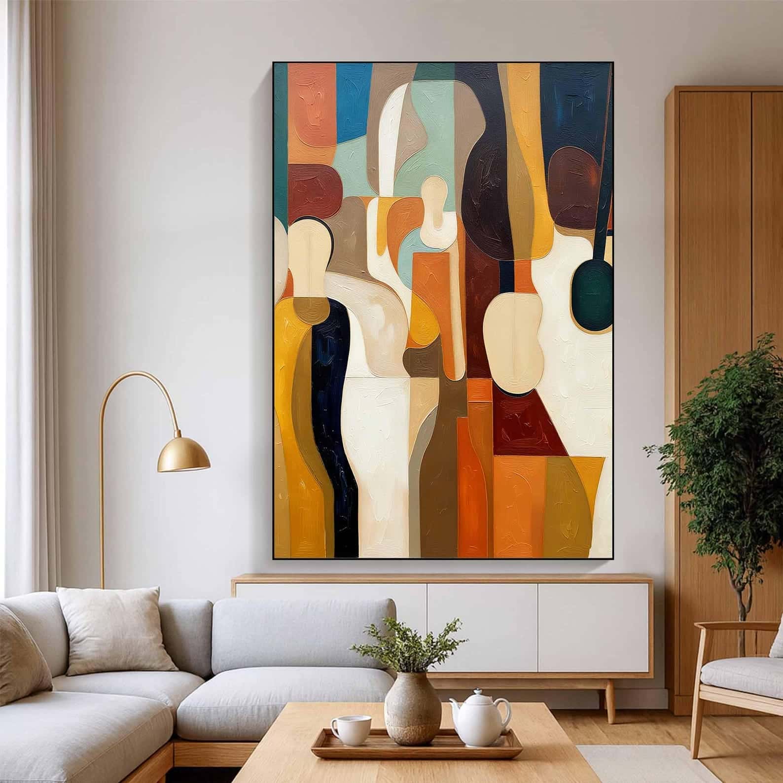 Abstract Artwork | Modern Wall Art Style | Single, A2 at XILEF Art