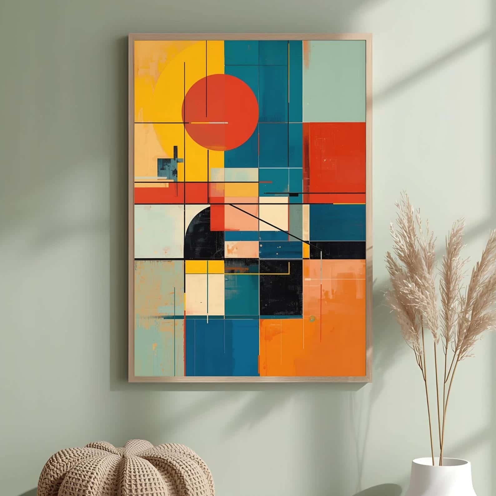 Abstract Artwork | Modern Wall Art Style | Single, A2 at XILEF Art
