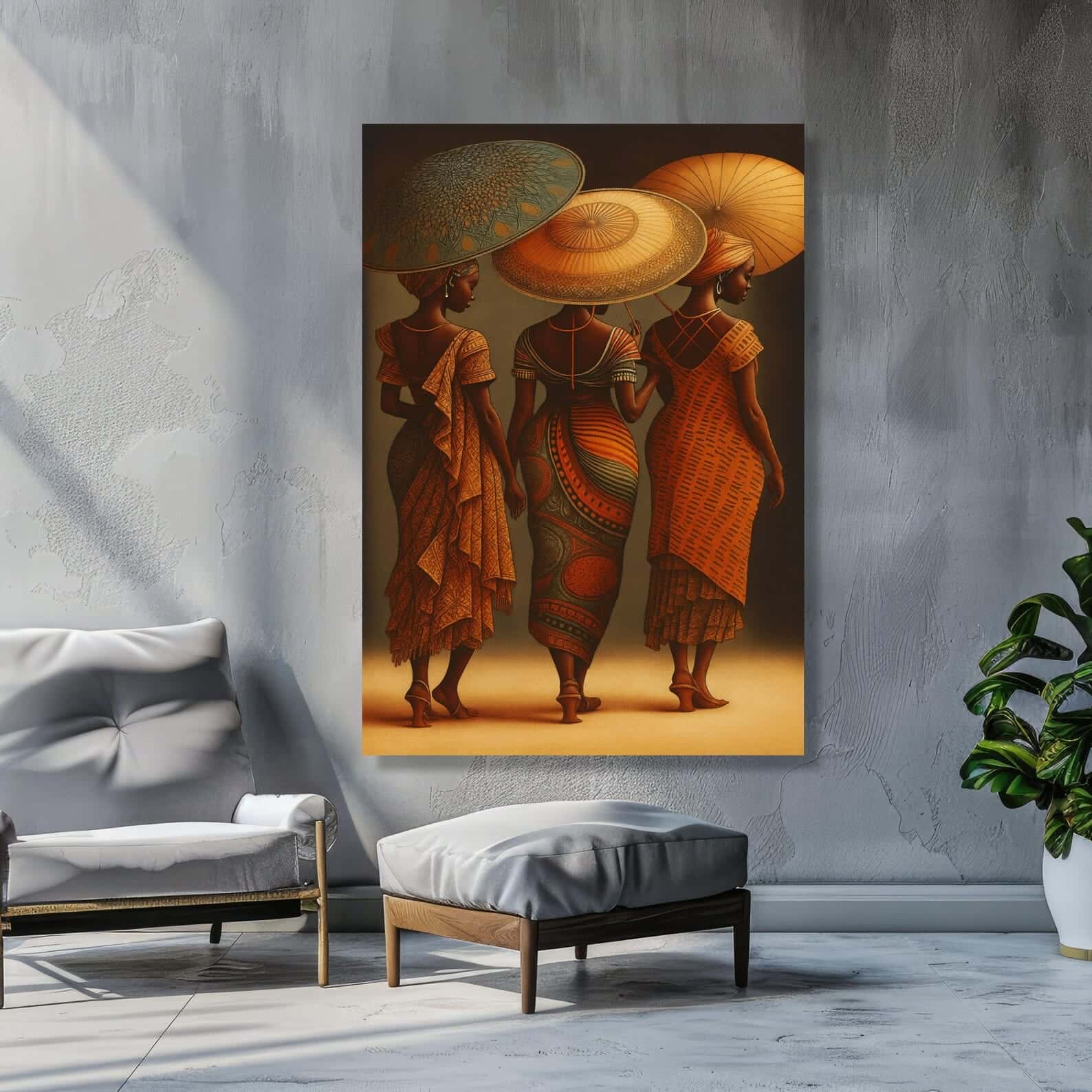 African Artwork | Afrocentric Wall Art | A2 at XILEF Art
