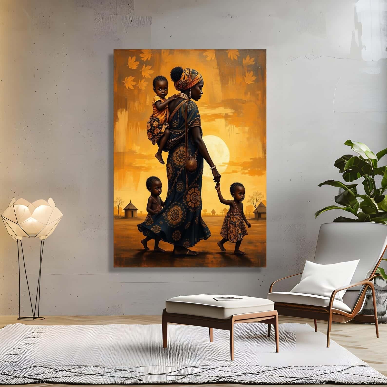 African Artwork | Afrocentric Wall Art | A2 at XILEF Art