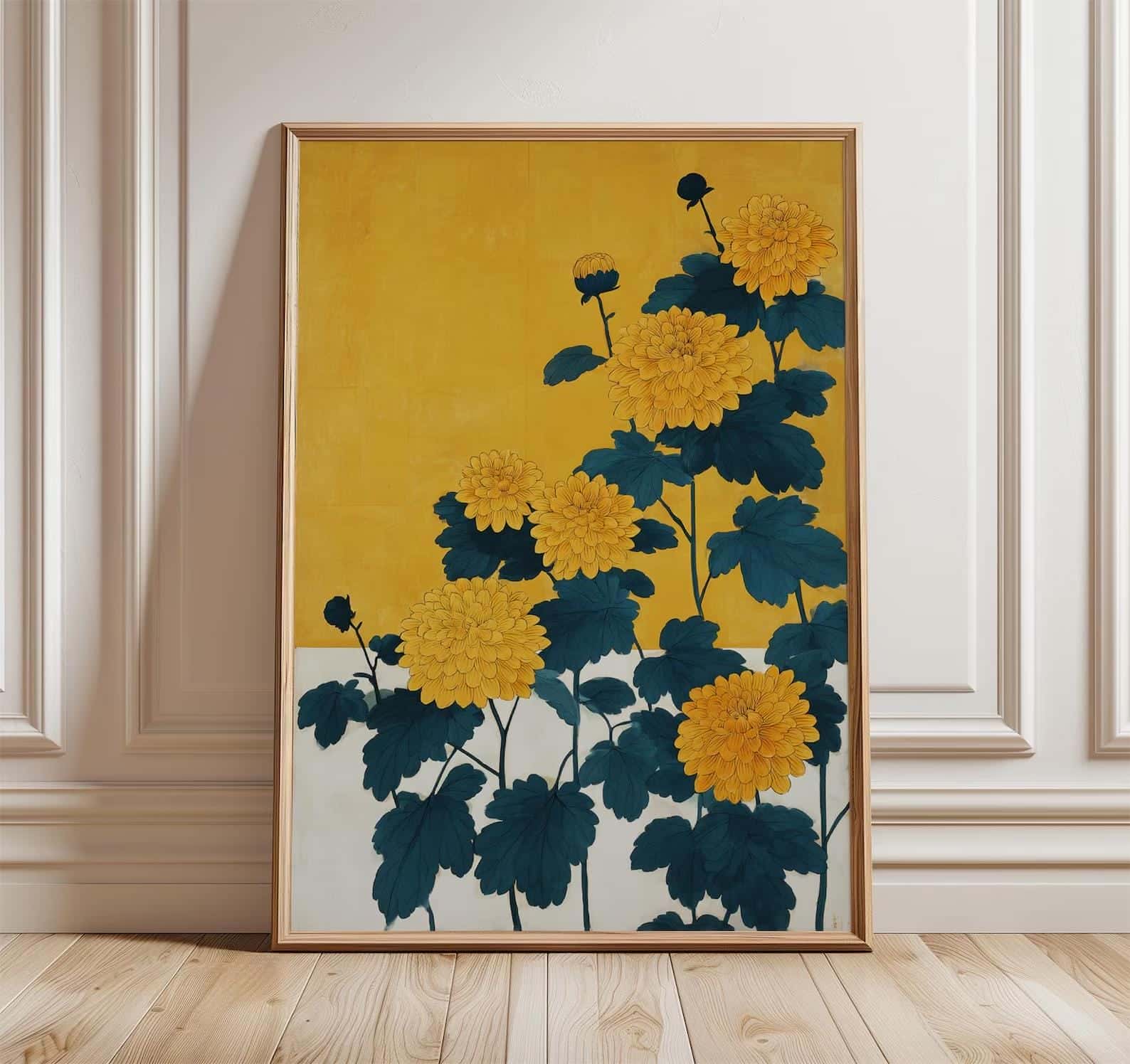 Flowers Artwork | Floral Nature Wall Art | Single, A2 at XILEF Art