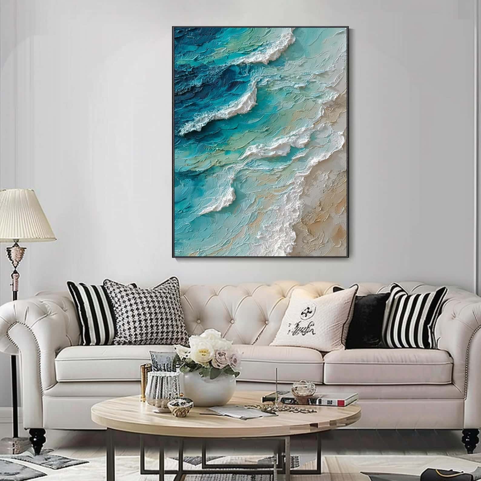 Seascape Artwork | Nature Wall Art | Single, A2 at XILEF Art