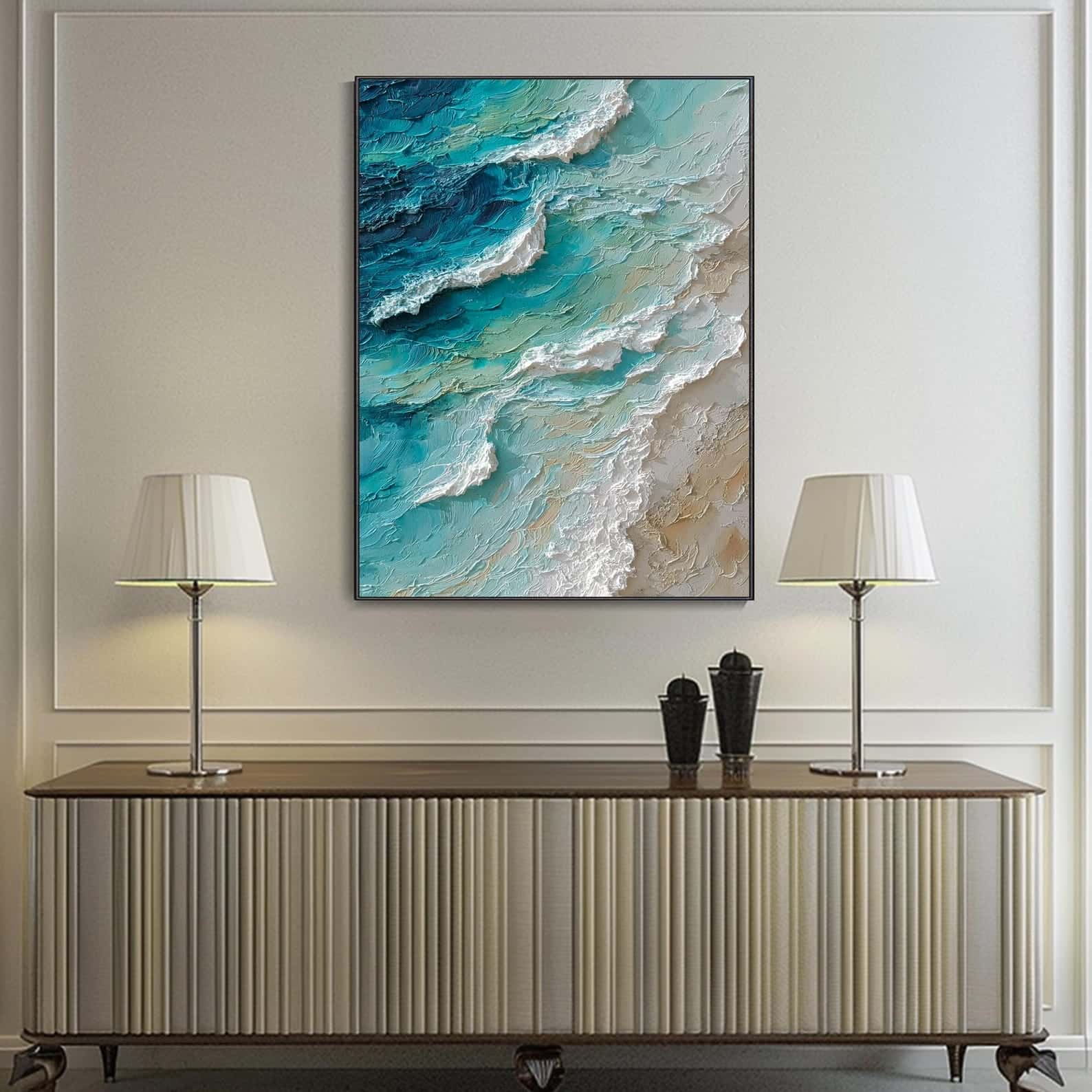 Seascape Artwork | Nature Wall Art | Single, A2 at XILEF Art
