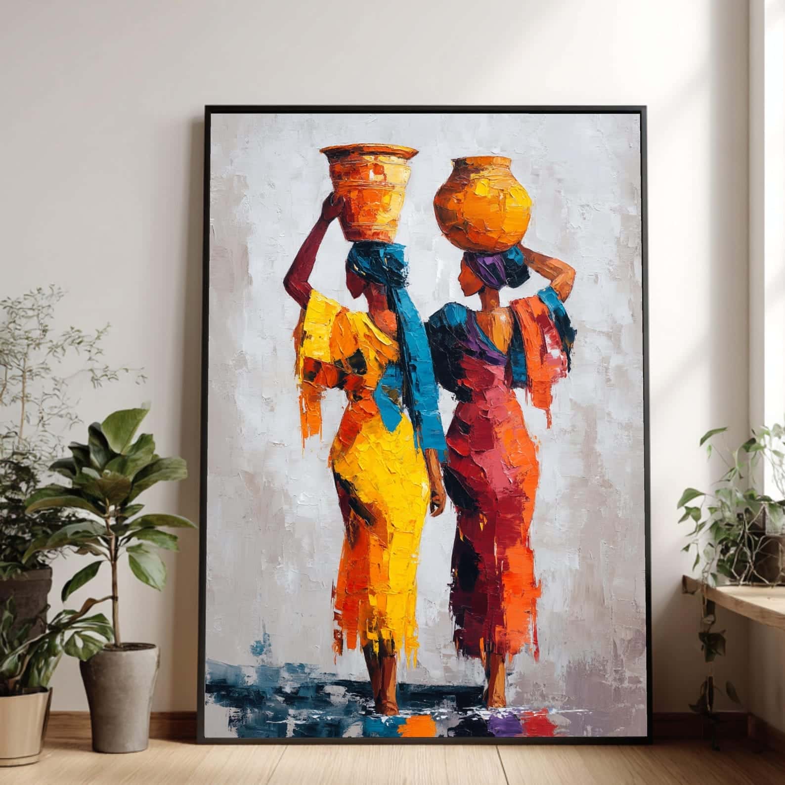 African Artwork | Afrocentric Wall Art | A2 at XILEF Art