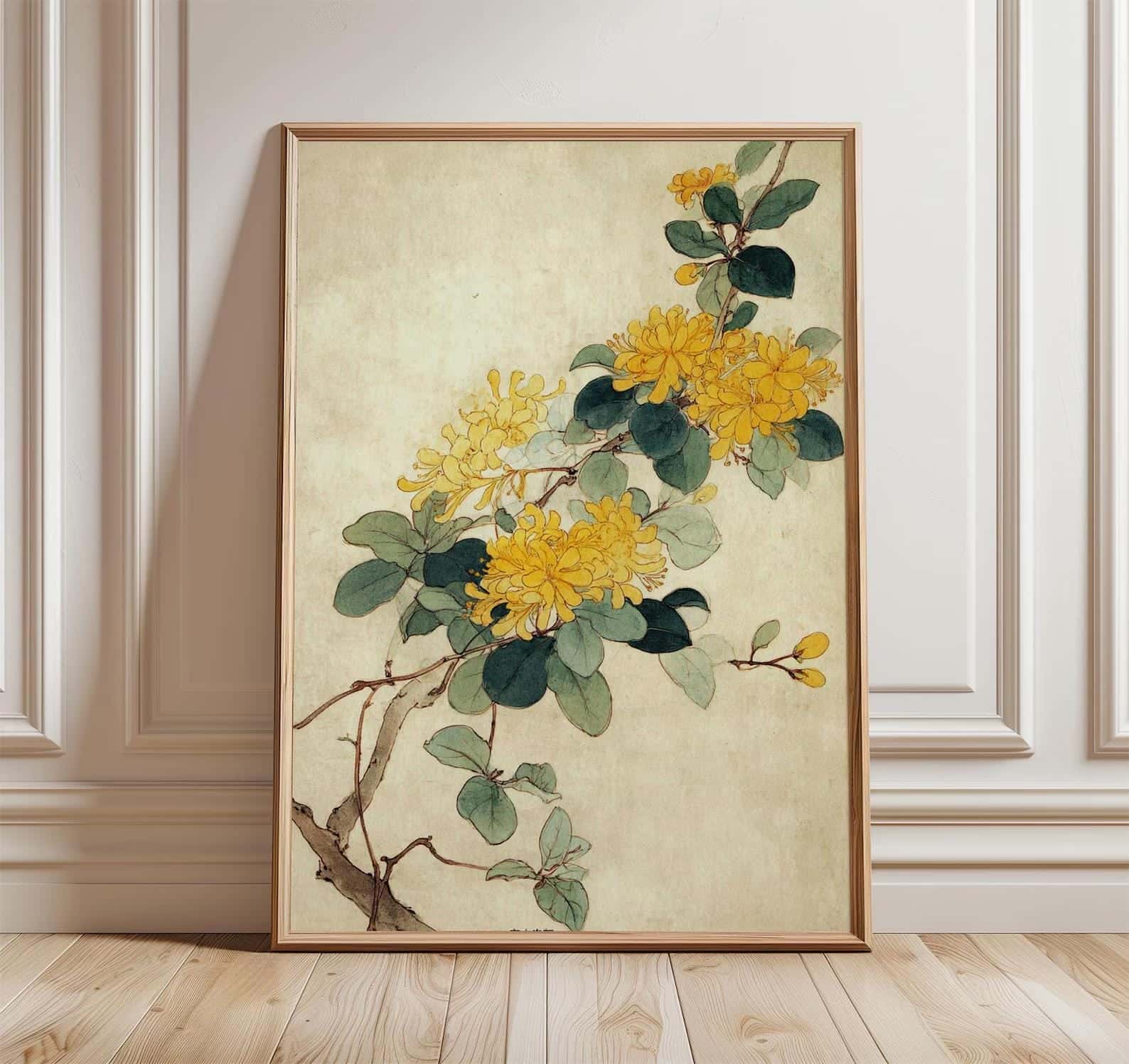 Flowers Artwork | Floral Nature Wall Art | Single, A2 at XILEF Art
