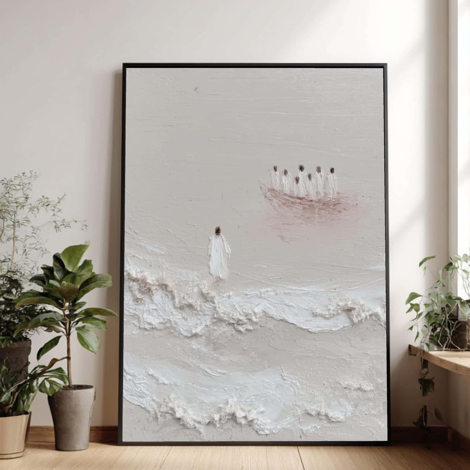 Jesus with His Disciples | Christian Wall Art, A2 at XILEF Art