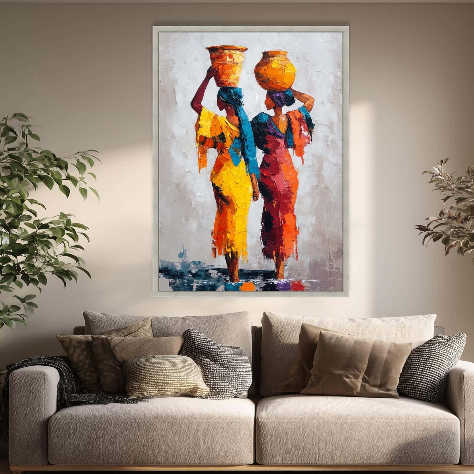 African Artwork | Afrocentric Wall Art | A2 at XILEF Art