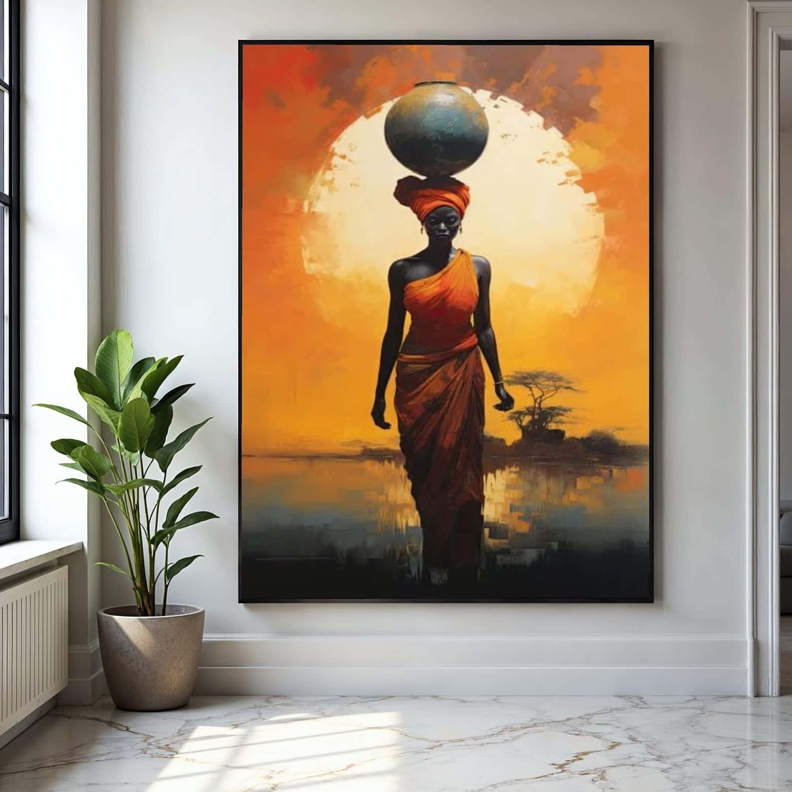African Artwork | Afrocentric Wall Art | A2 at XILEF Art