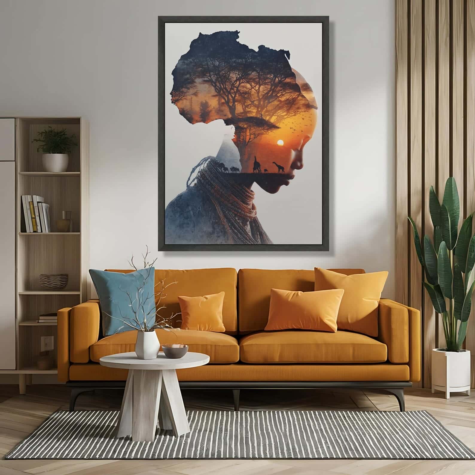 African Artwork | Afrocentric Wall Art | A2 at XILEF Art