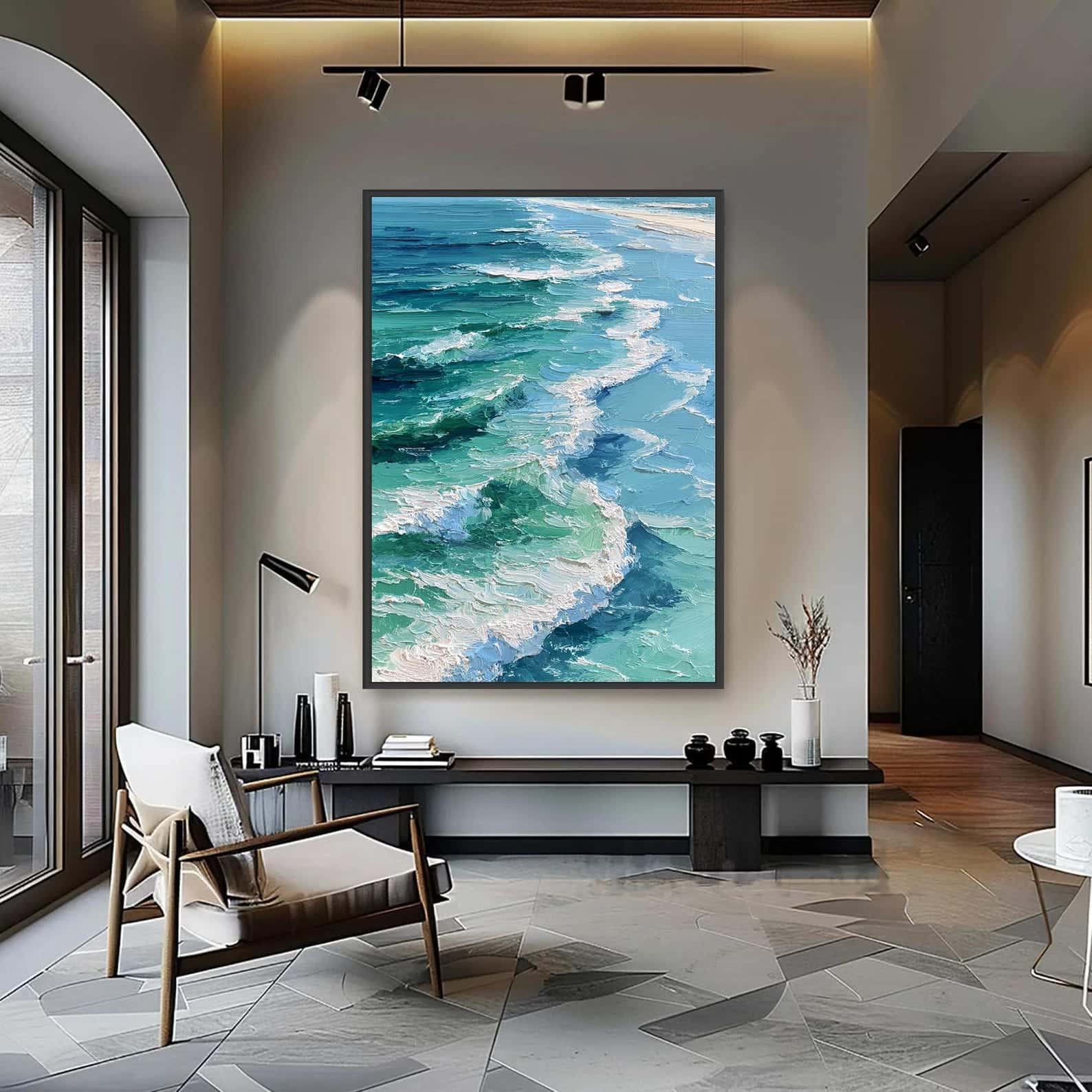 Seascape Artwork | Nature Wall Art | Single, A2 at XILEF Art