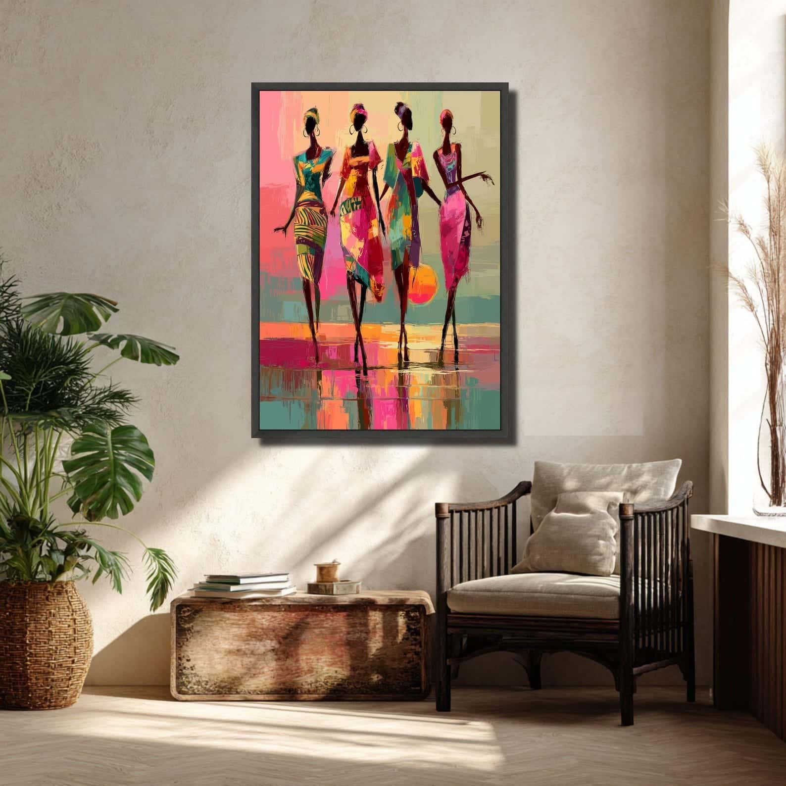African Artwork | Afrocentric Wall Art | A2 at XILEF Art