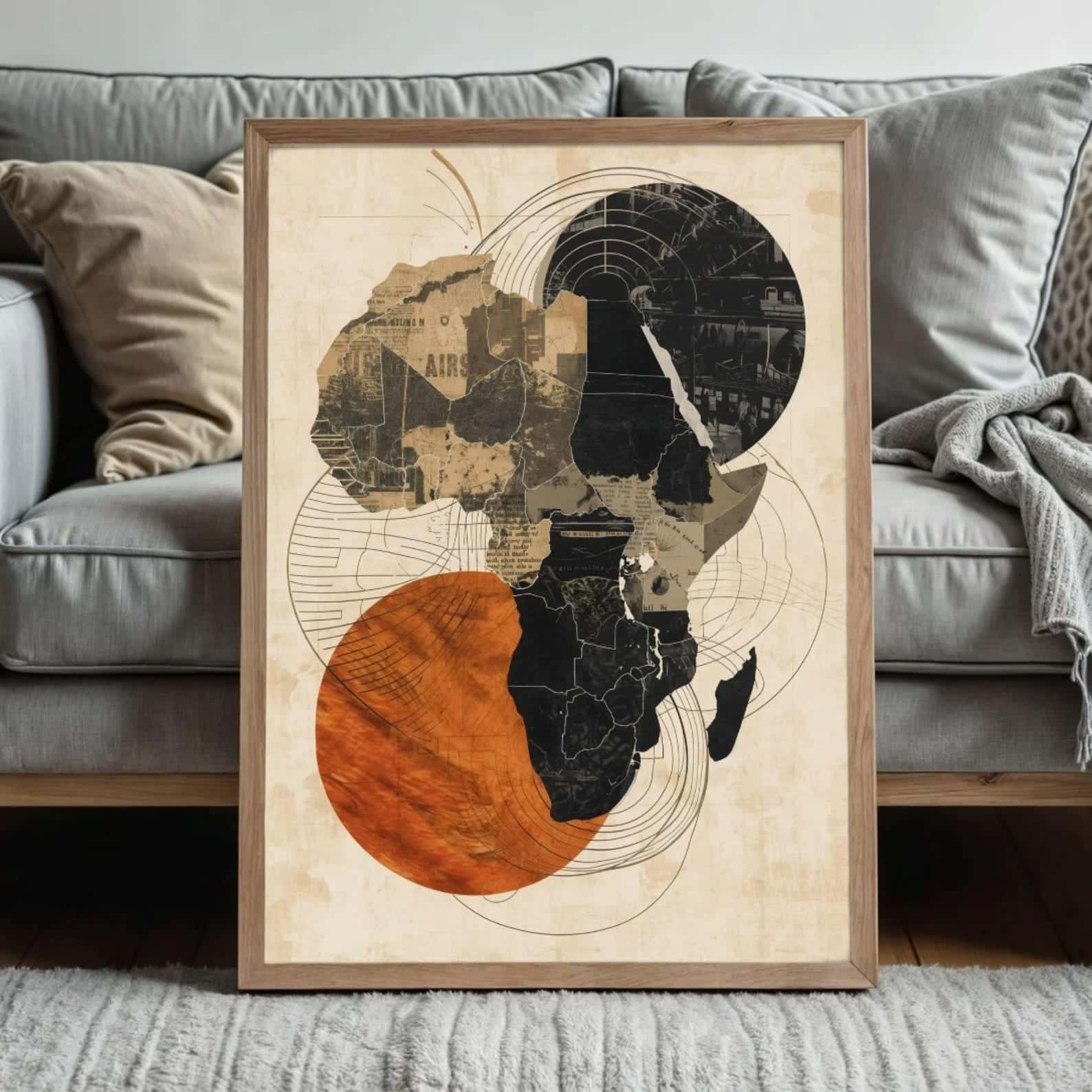 African Artwork | Afrocentric Wall Art | A2 at XILEF Art
