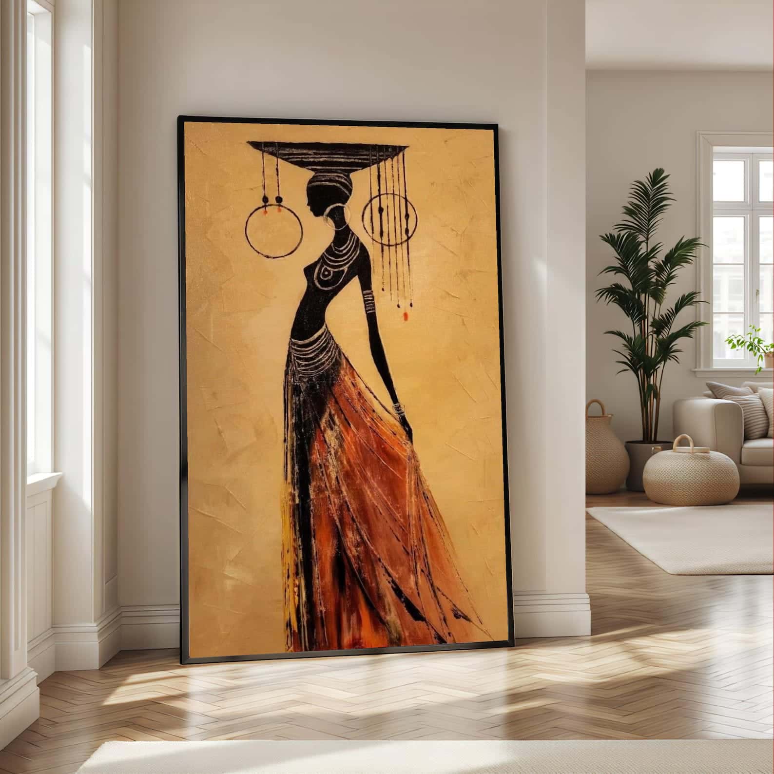 African Artwork | Afrocentric Wall Art | A2 at XILEF Art