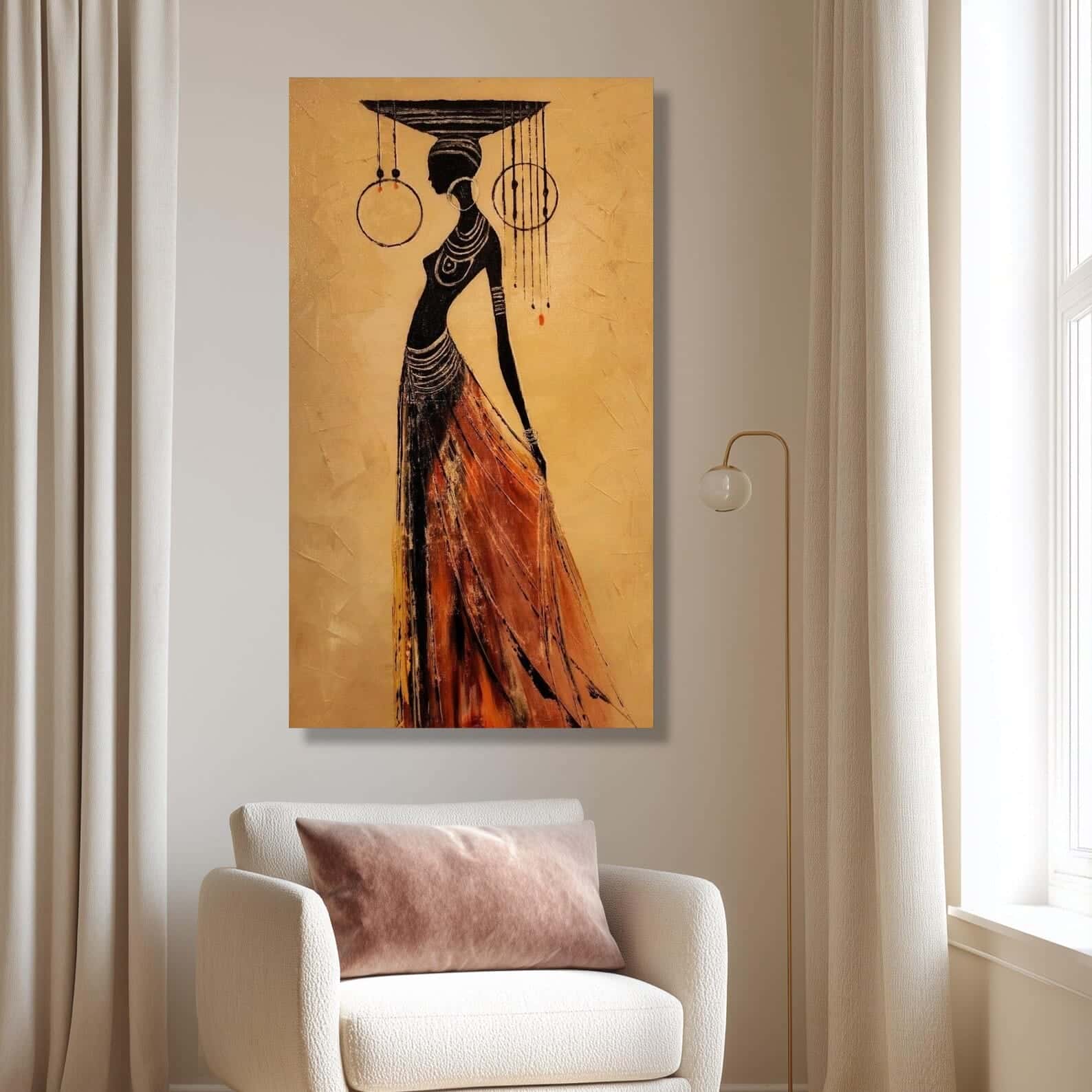 African Artwork | Afrocentric Wall Art | A2 at XILEF Art
