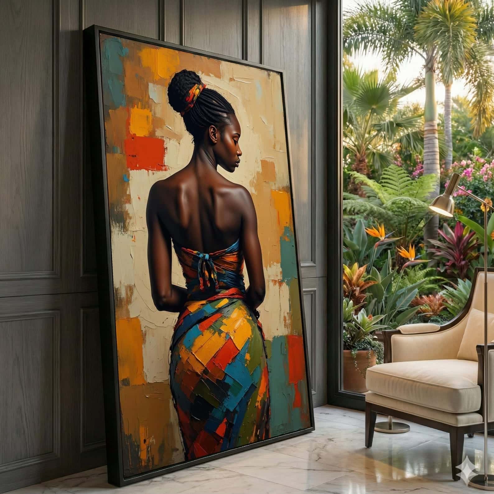 African Artwork | Afrocentric Wall Art | A2 at XILEF Art