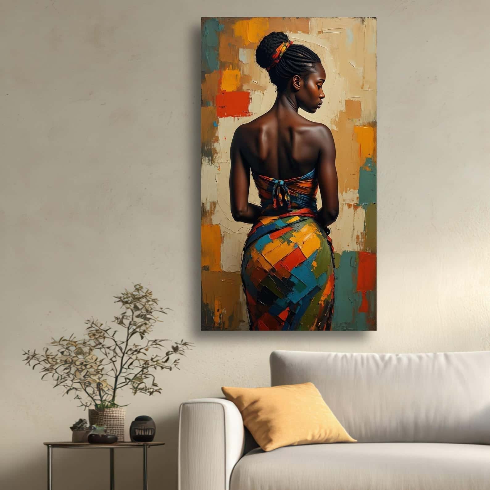 African Artwork | Afrocentric Wall Art | A2 at XILEF Art