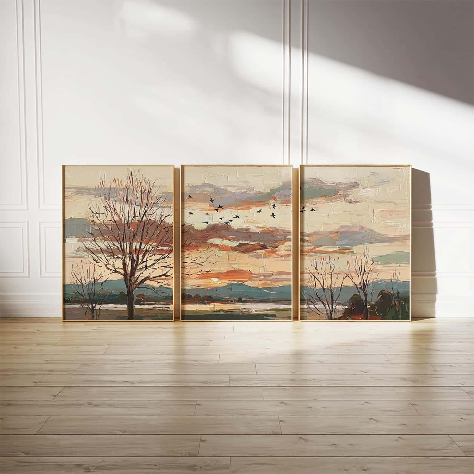 Landscape Artwork | Nature Wall Art | Trio, A2 at XILEF Art