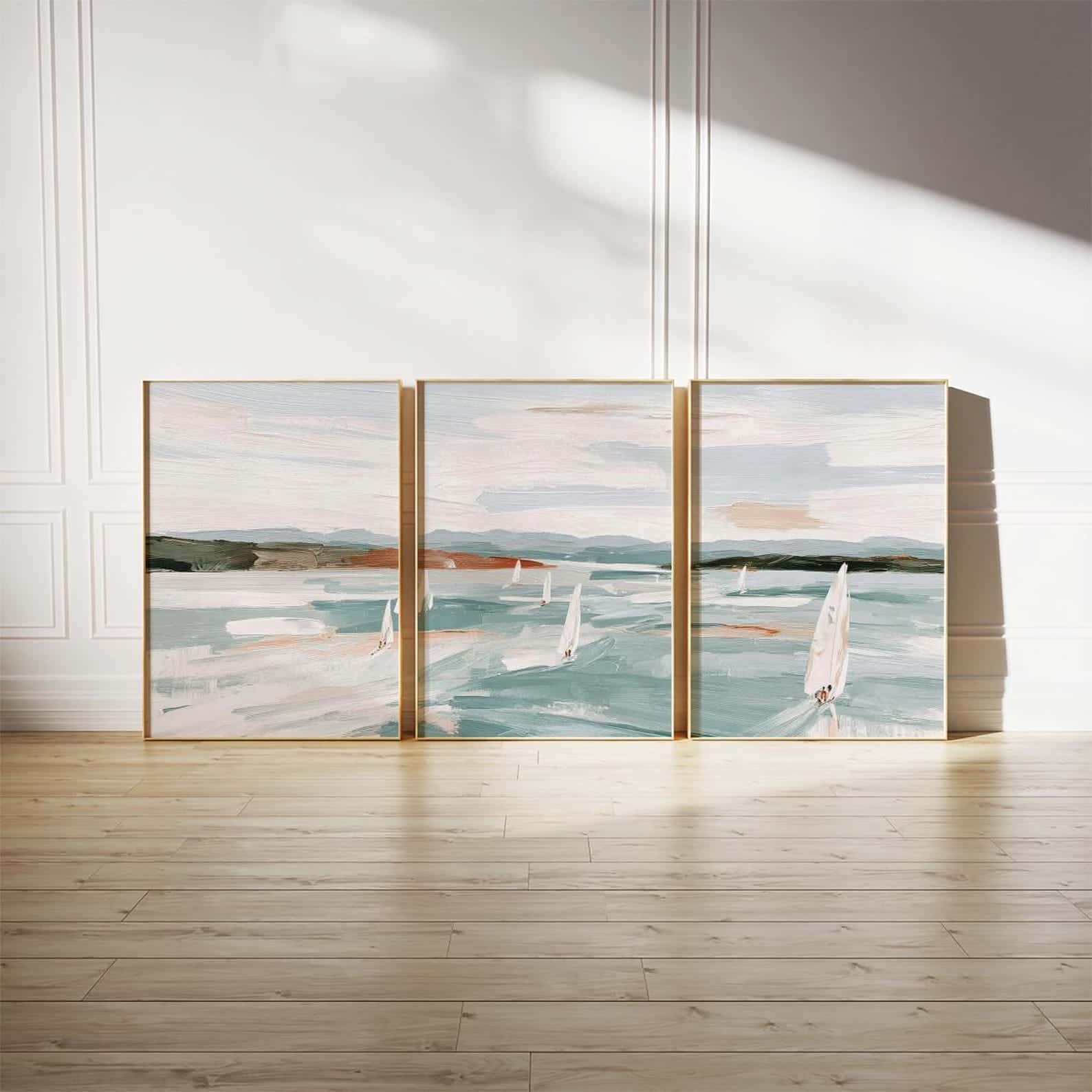 Seascape Artwork | Nature Wall Art | Trio, A2 at XILEF Art