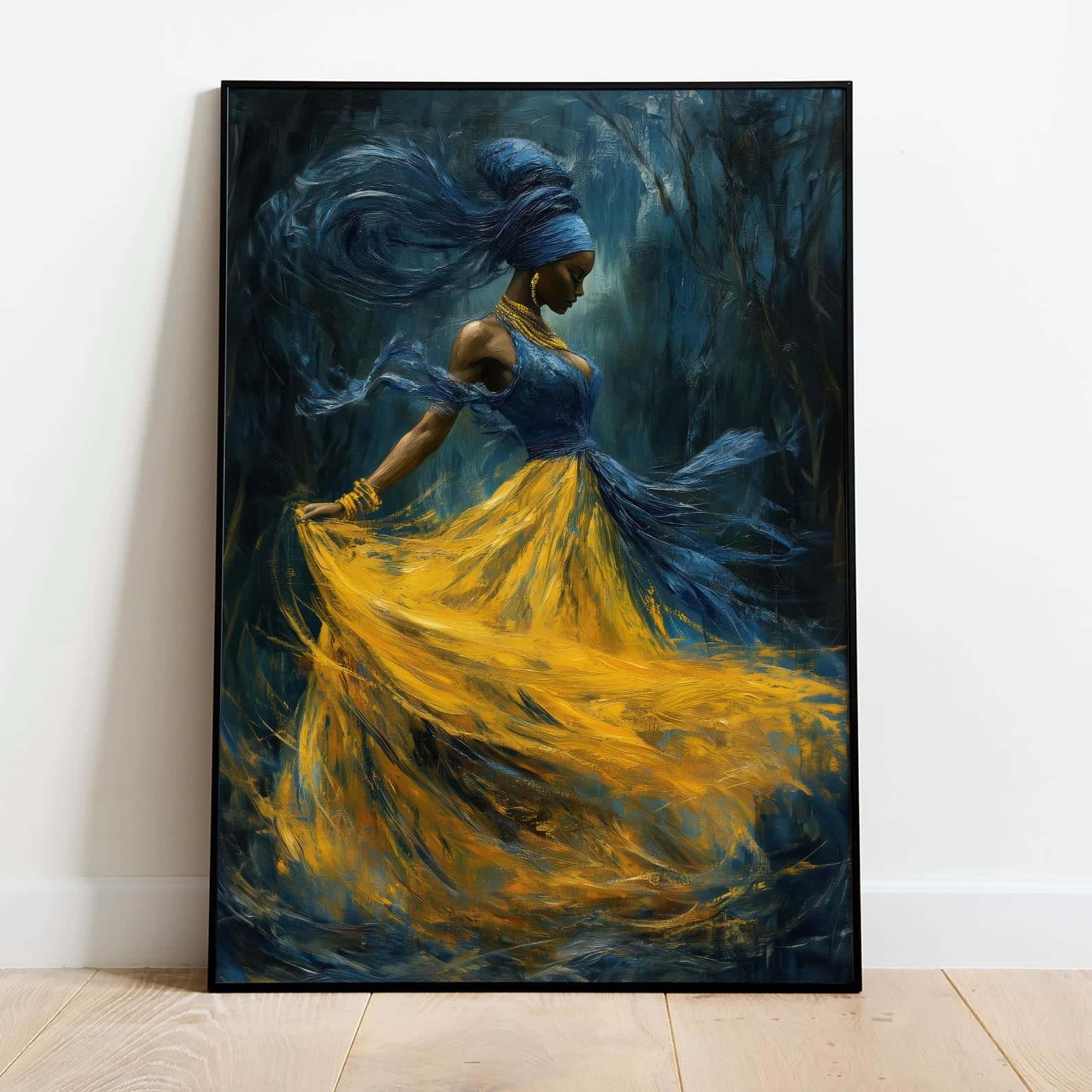 African Artwork | Afrocentric Wall Art | A2 at XILEF Art
