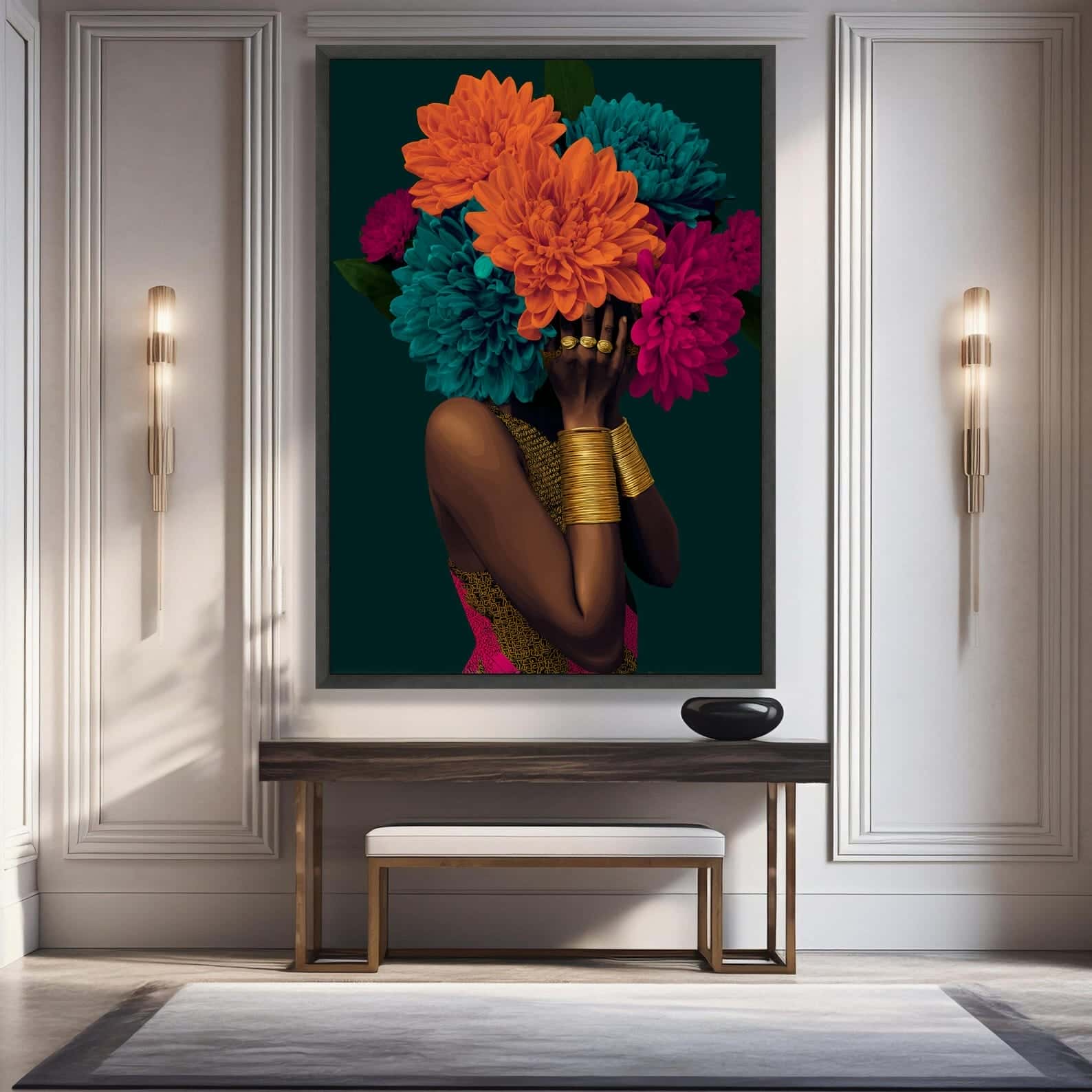 African Artwork | Afrocentric Wall Art | A2 at XILEF Art
