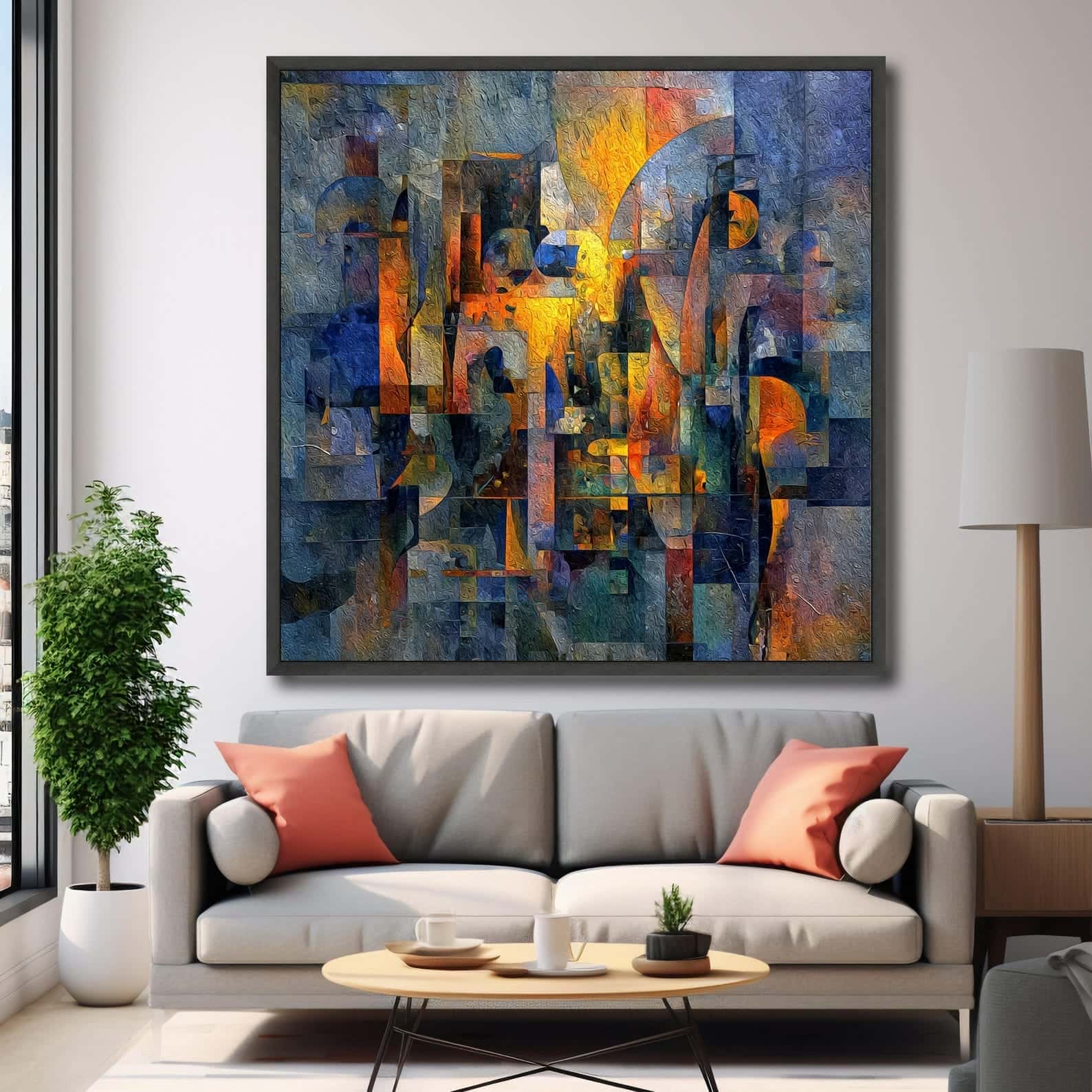 Abstract Artwork | Modern Wall Art Style | Single, A2 at XILEF Art