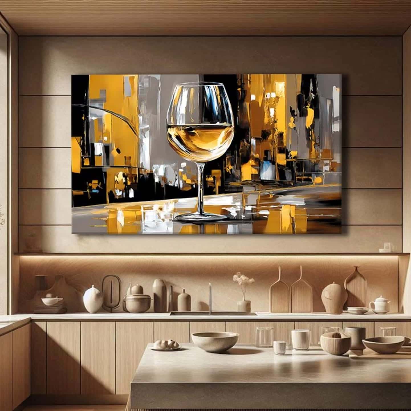 Kitchen or Dining Artwork |  Home Wall Art | Single, A2 at XILEF Art