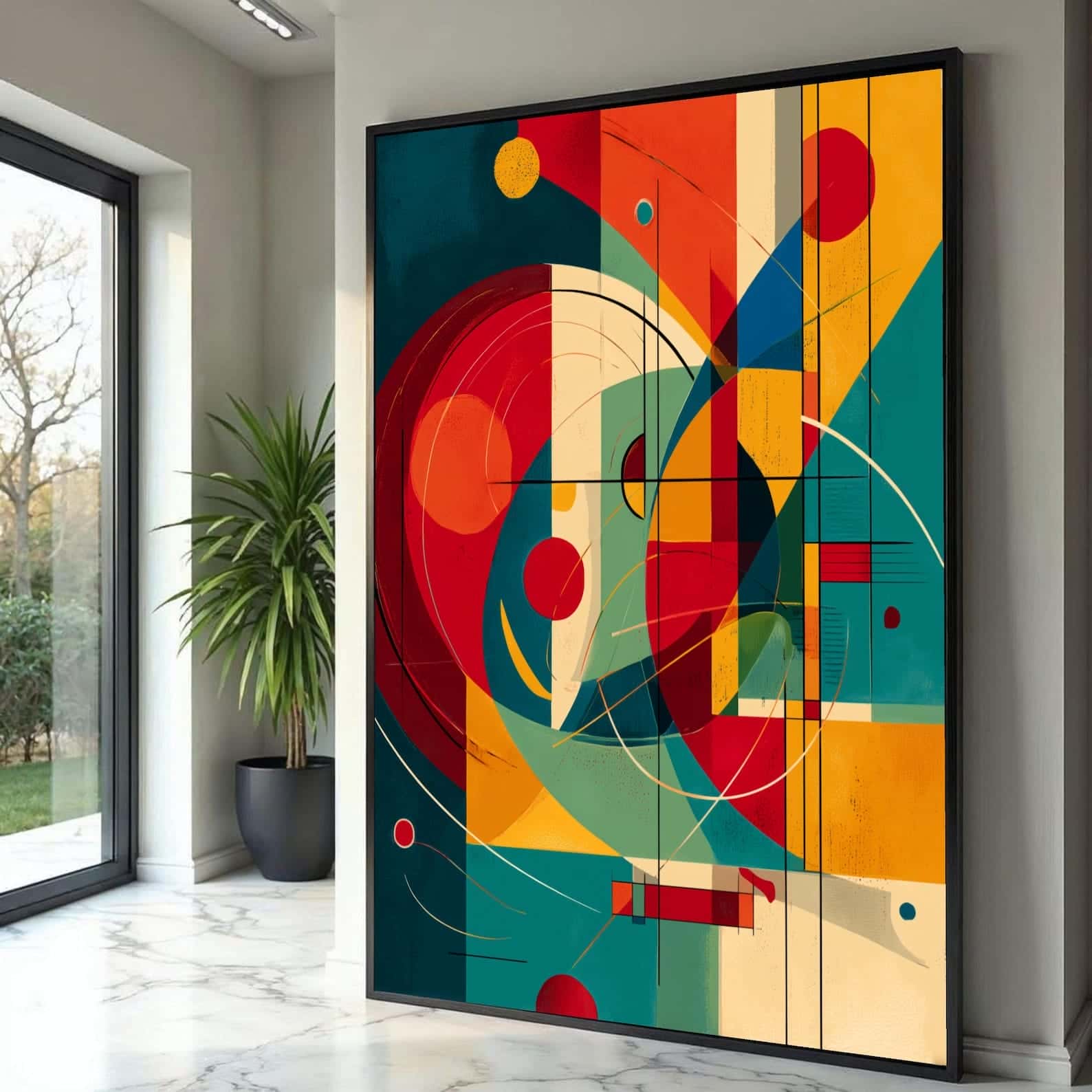 Abstract Artwork | Modern Wall Art Style | Single, A2 at XILEF Art