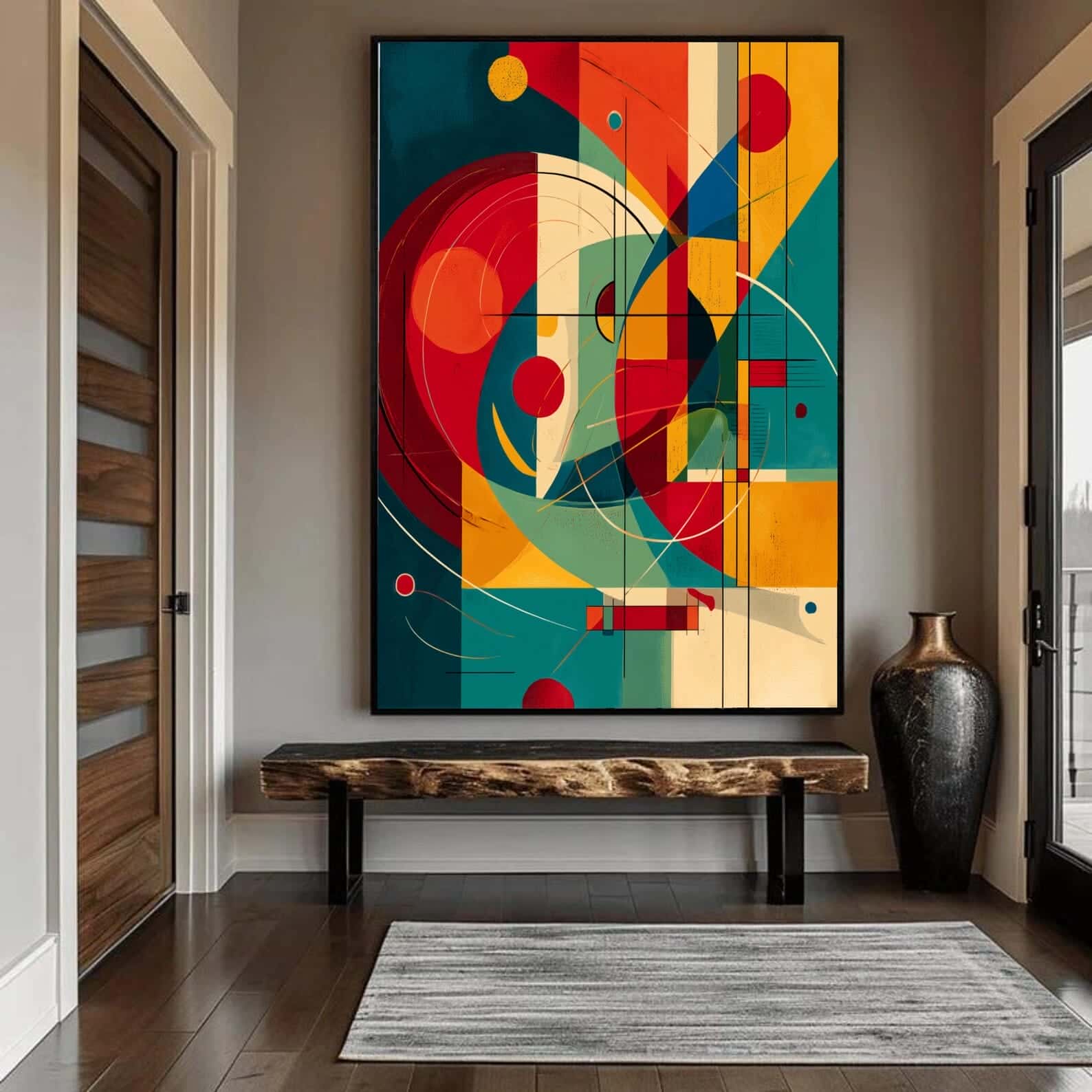 Abstract Artwork | Modern Wall Art Style | Single, A2 at XILEF Art