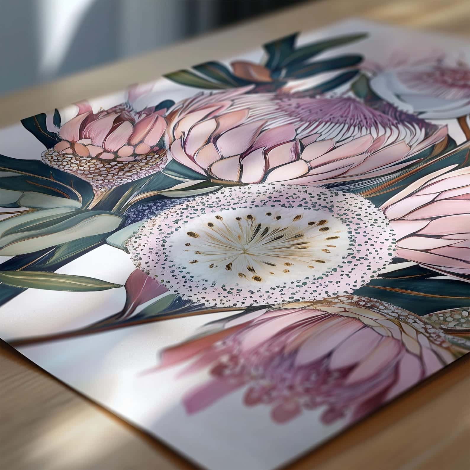 Flowers Artwork | Floral Nature Wall Art | Single, A2 at XILEF Art