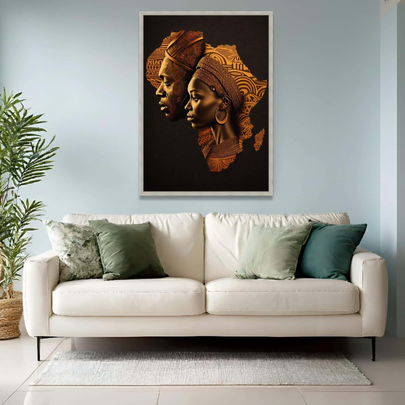 African Artwork | Afrocentric Wall Art | A2 at XILEF Art