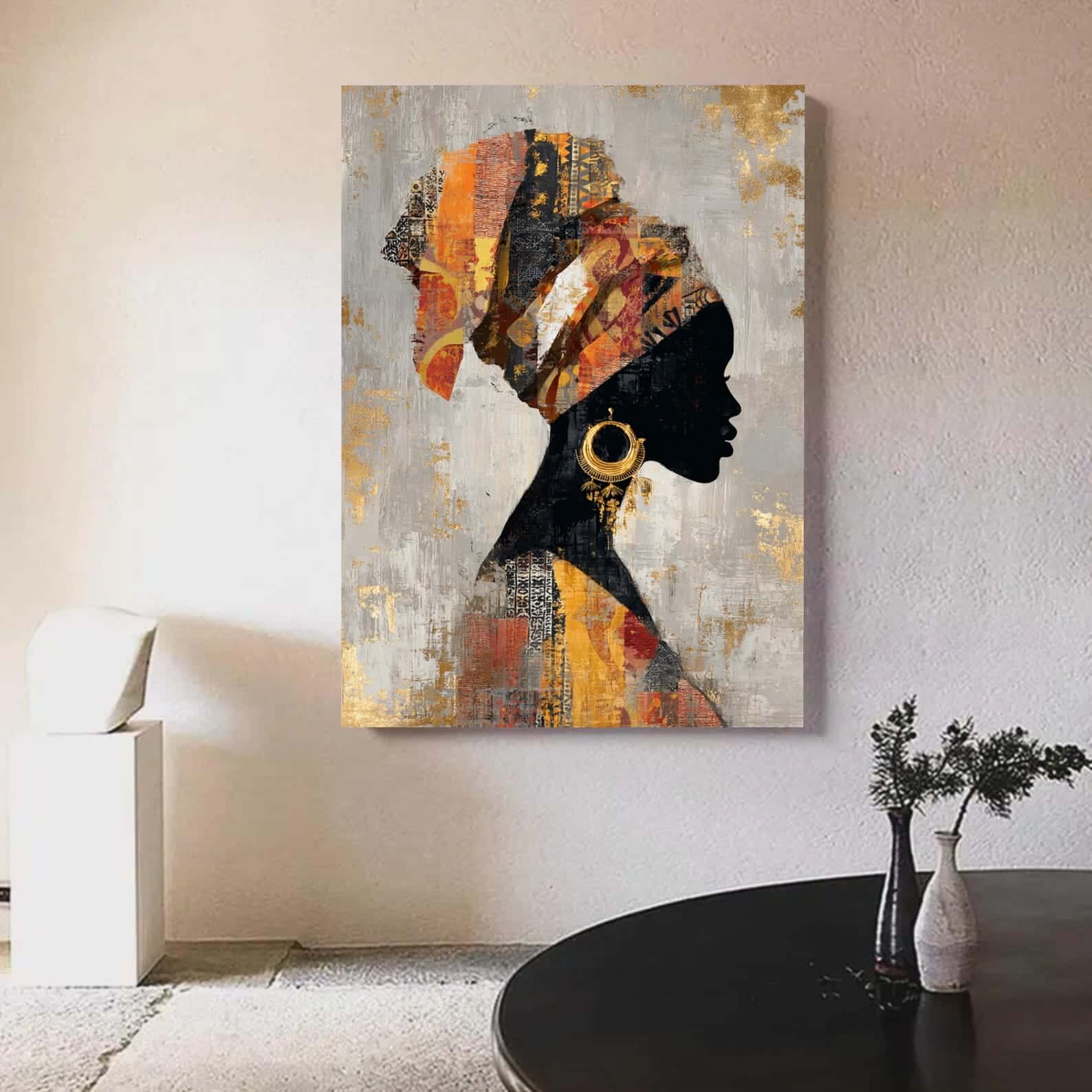 African Artwork | Afrocentric Wall Art | A2 at XILEF Art