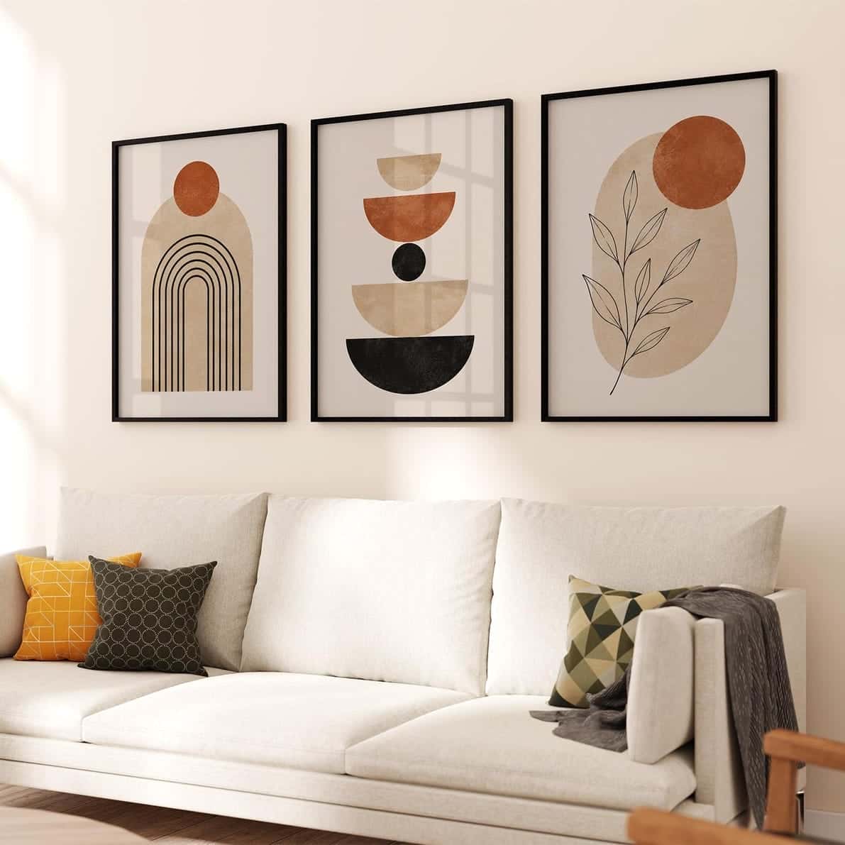 Abstract Artwork | Modern Wall Art Style | Trio, A2 at XILEF Art