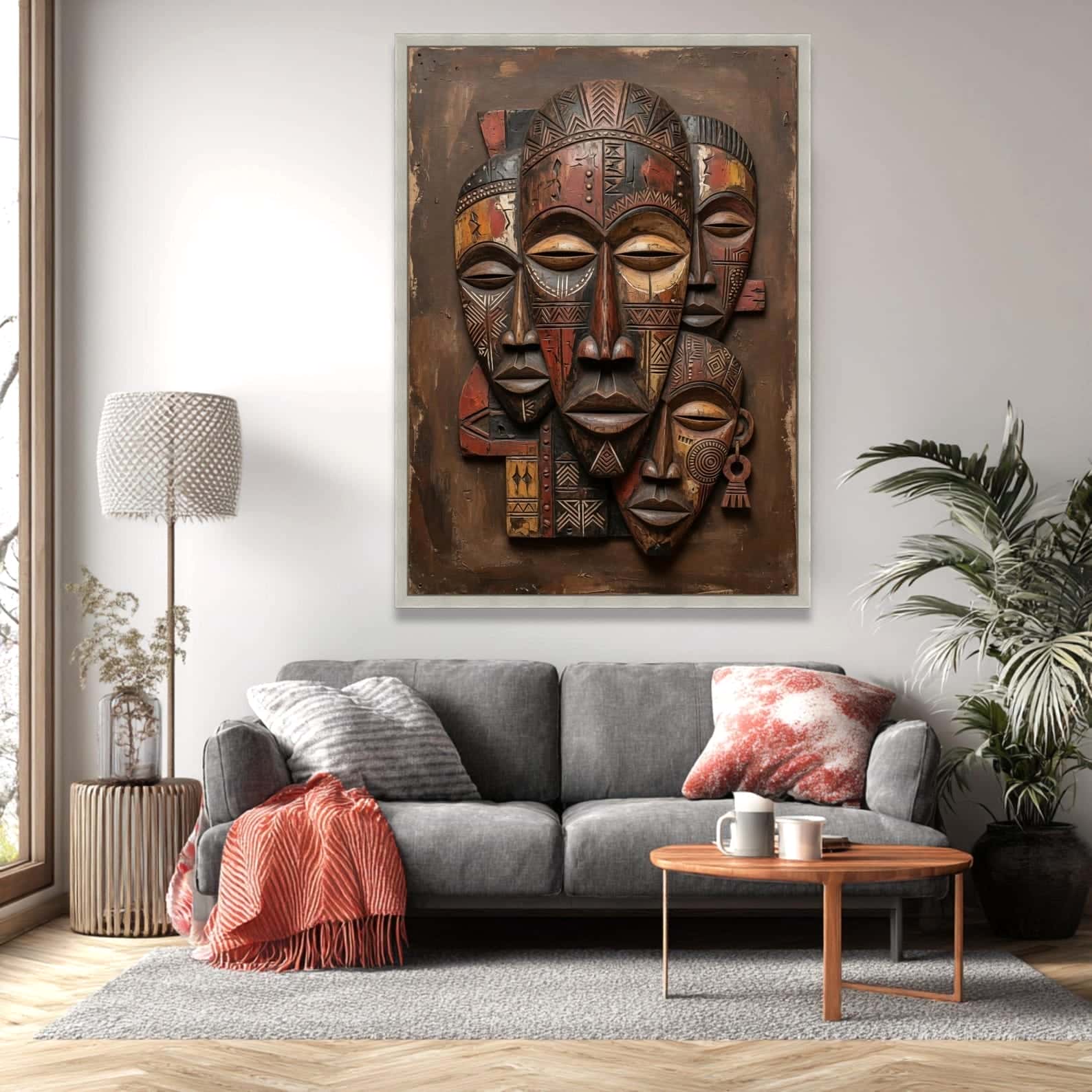 African Artwork | Afrocentric Wall Art | A2 at XILEF Art
