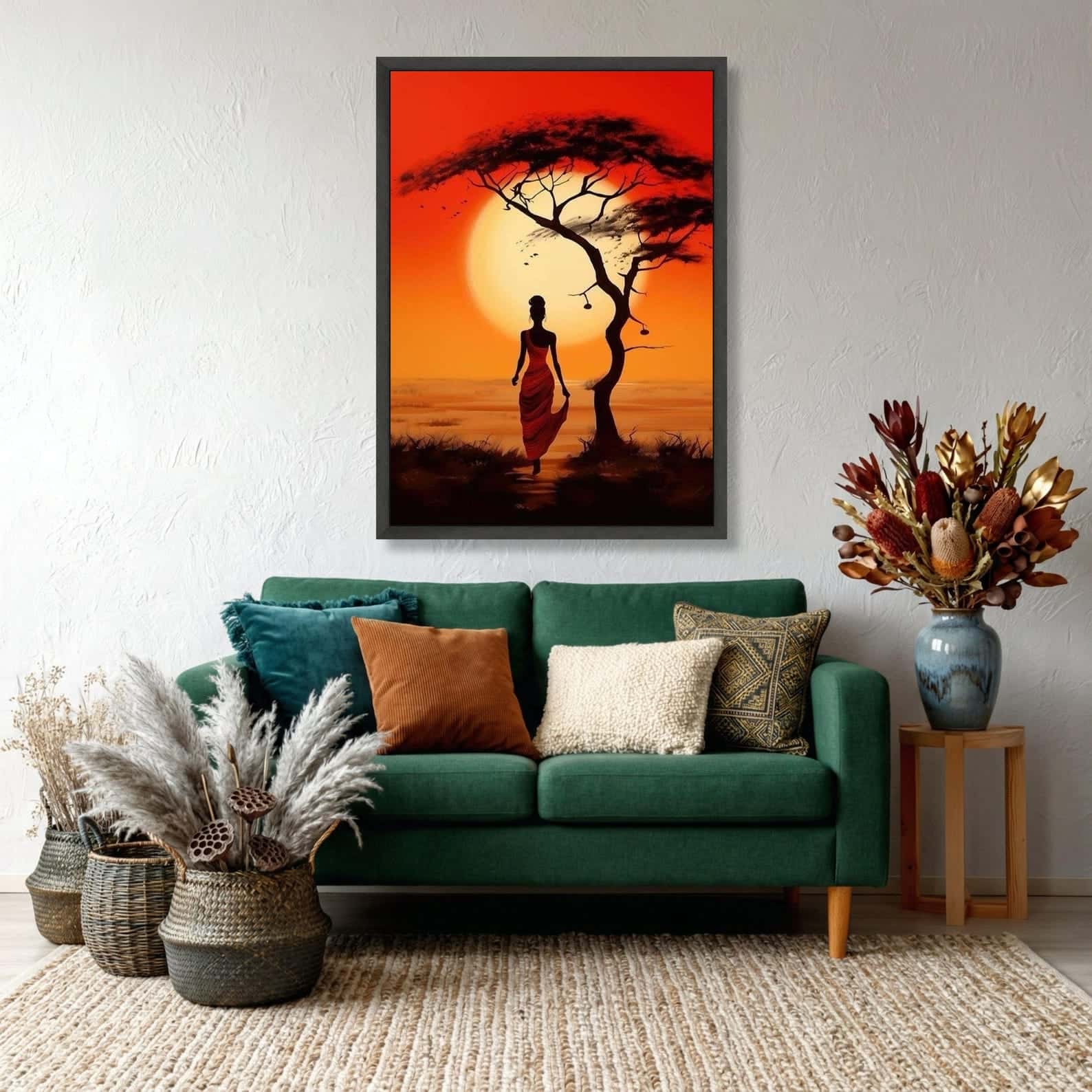 African Artwork | Afrocentric Wall Art | A2 at XILEF Art