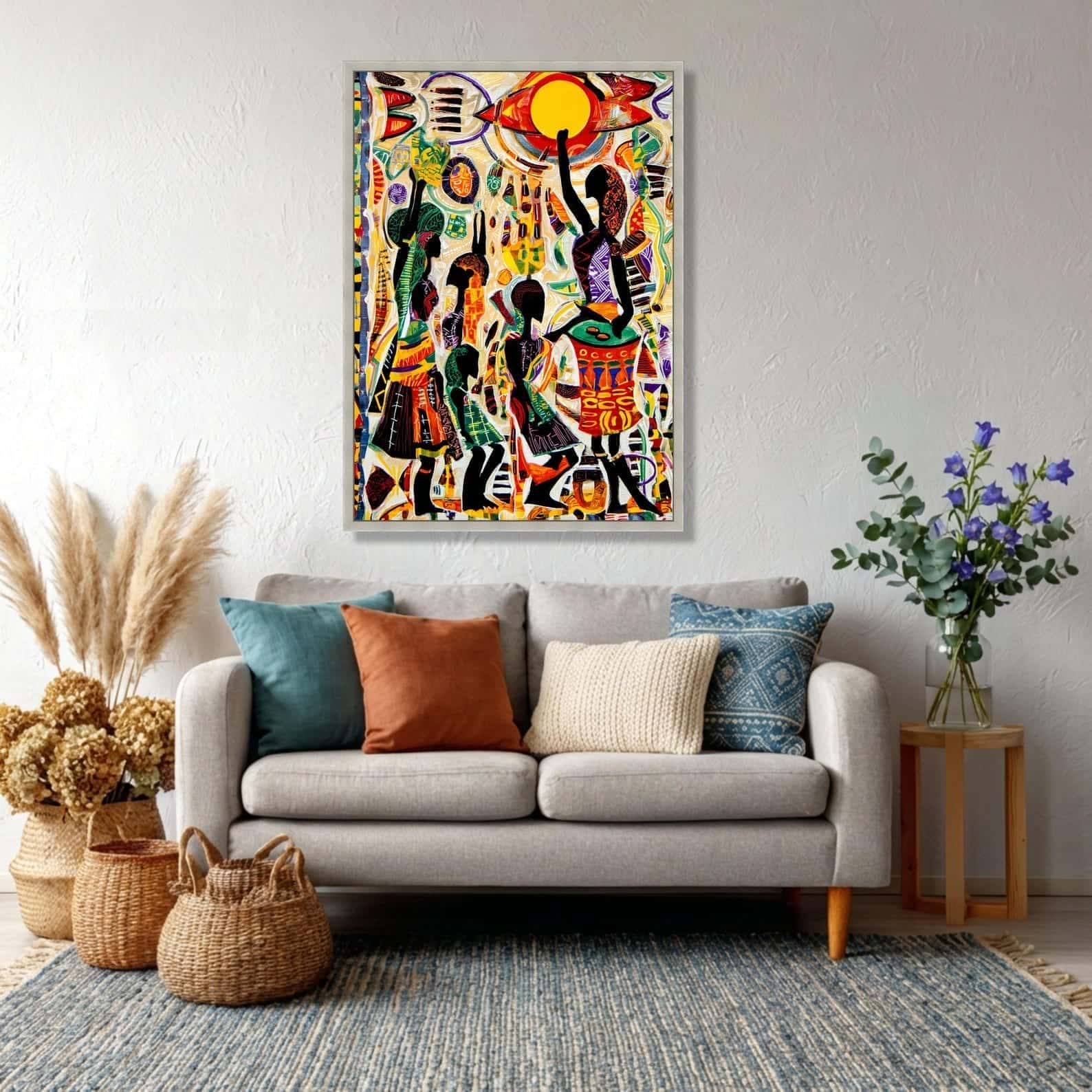 African Artwork | Afrocentric Wall Art | A2 at XILEF Art