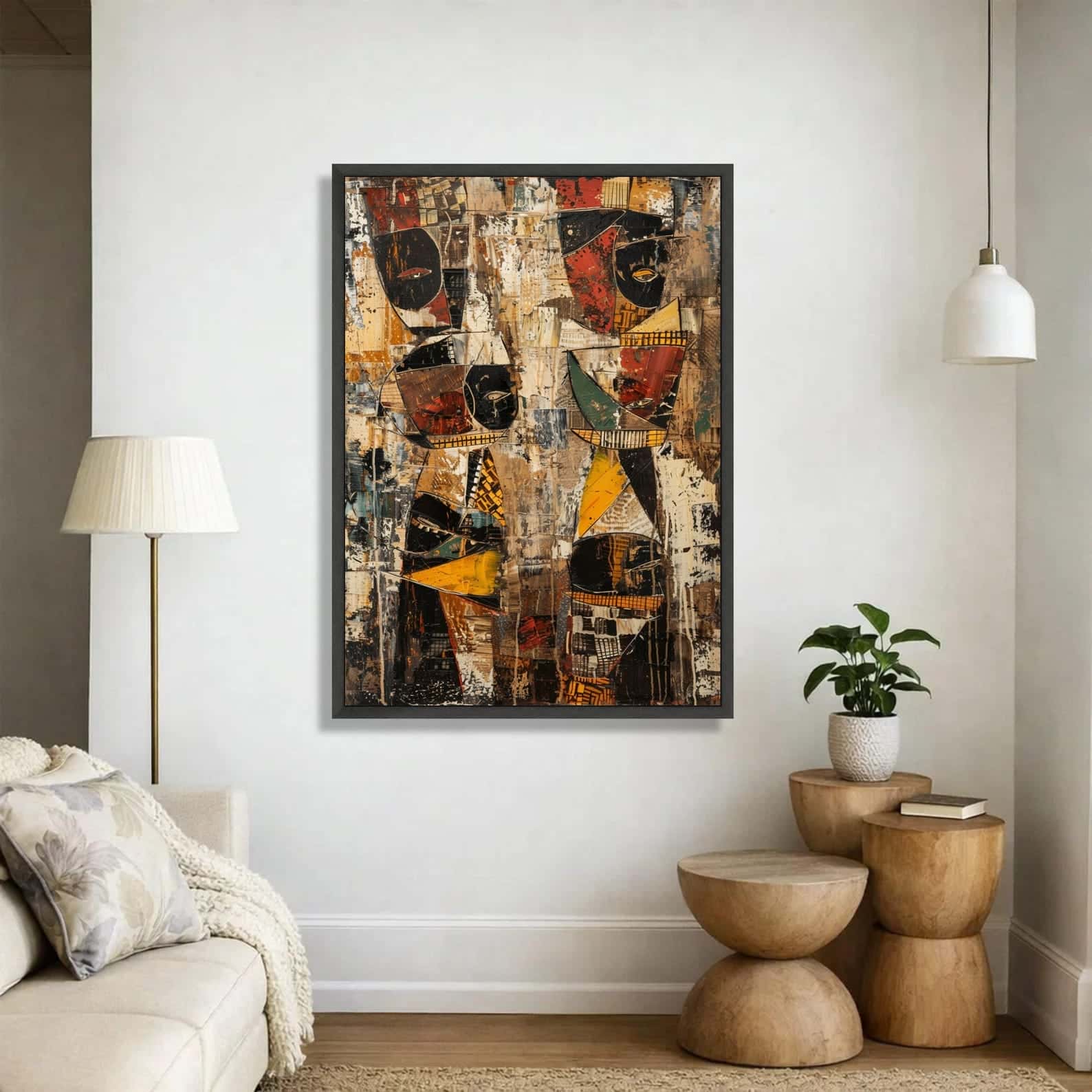 African Artwork | Afrocentric Wall Art | A2 at XILEF Art
