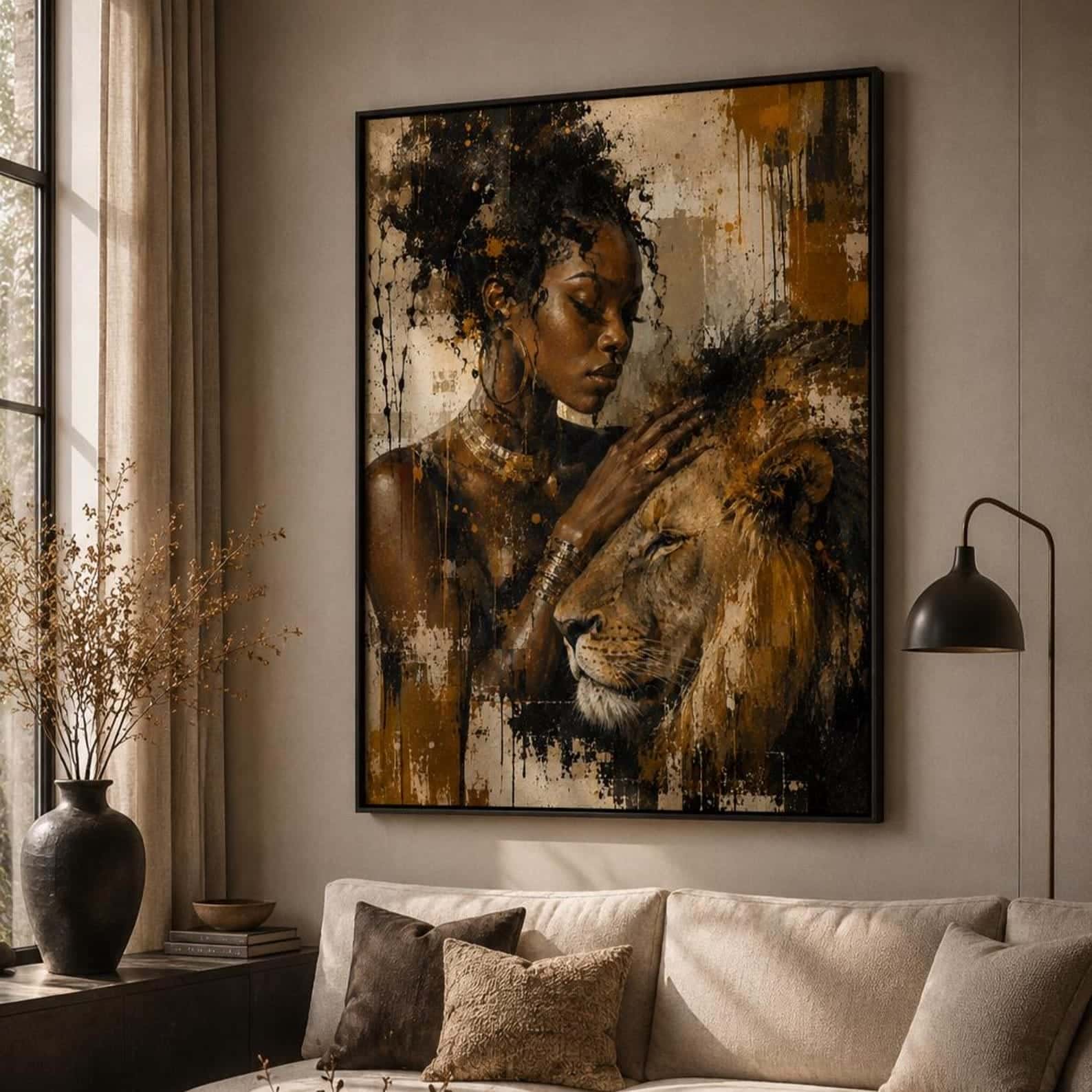 African Artwork | Afrocentric Wall Art | A2 at XILEF Art