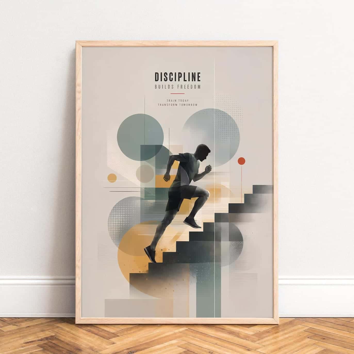 Discipline Builds Freedom Artwork | Inspirational Wall Art | Single, A2 at XILEF Art