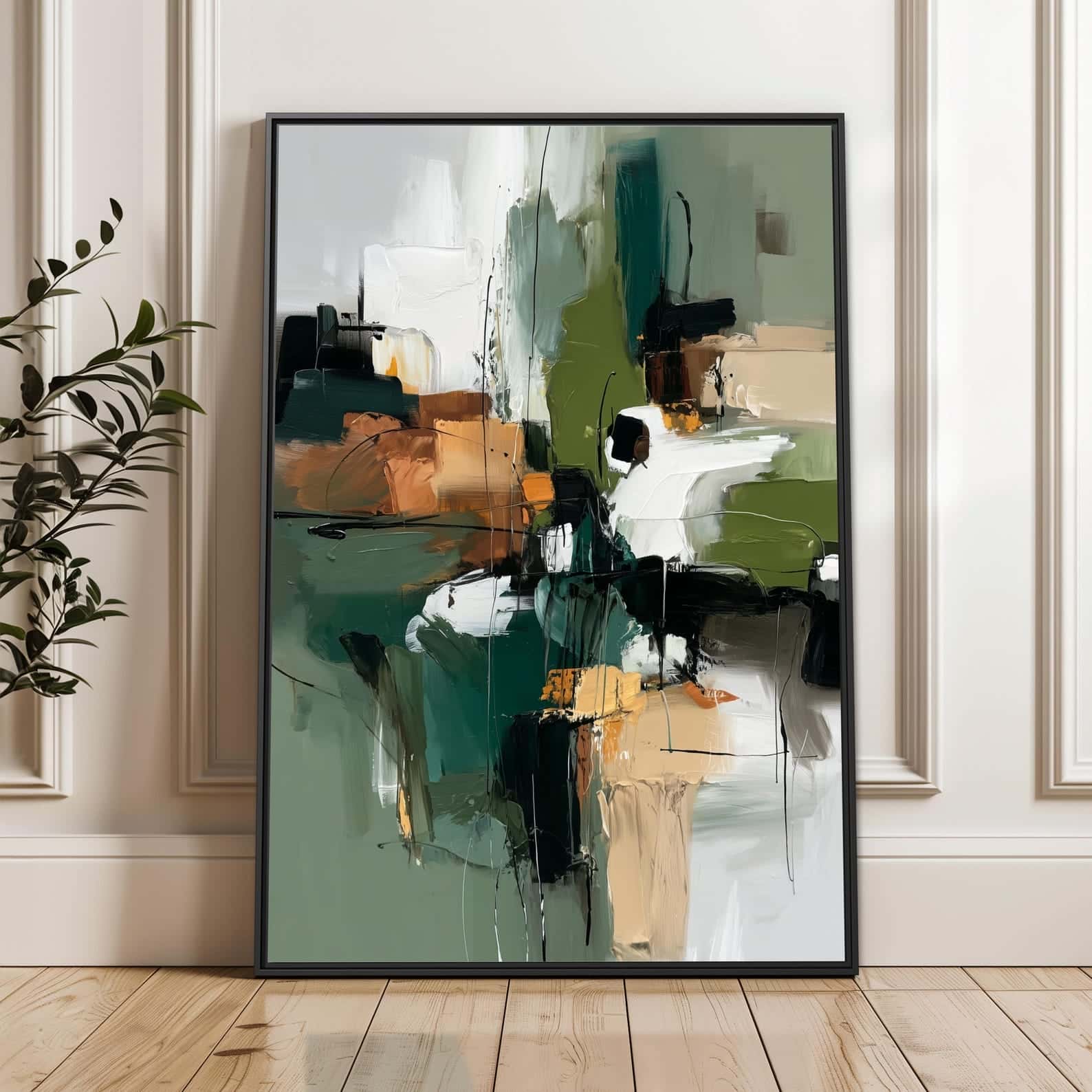 Abstract Artwork | Modern Wall Art Style | Single, A2 at XILEF Art