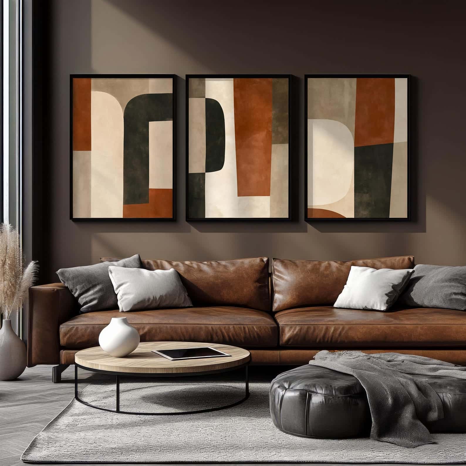 Abstract Artwork | Modern Wall Art Style | Trio, A2 at XILEF Art