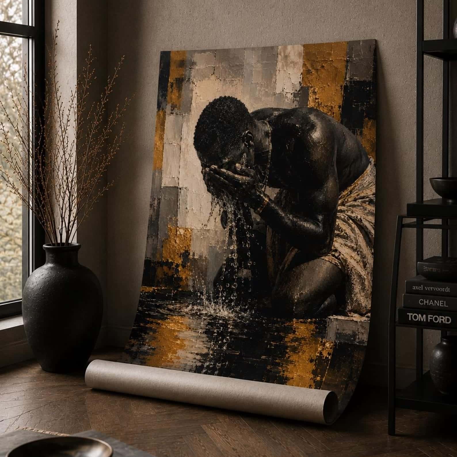 African Artwork | Afrocentric Wall Art | A2 at XILEF Art
