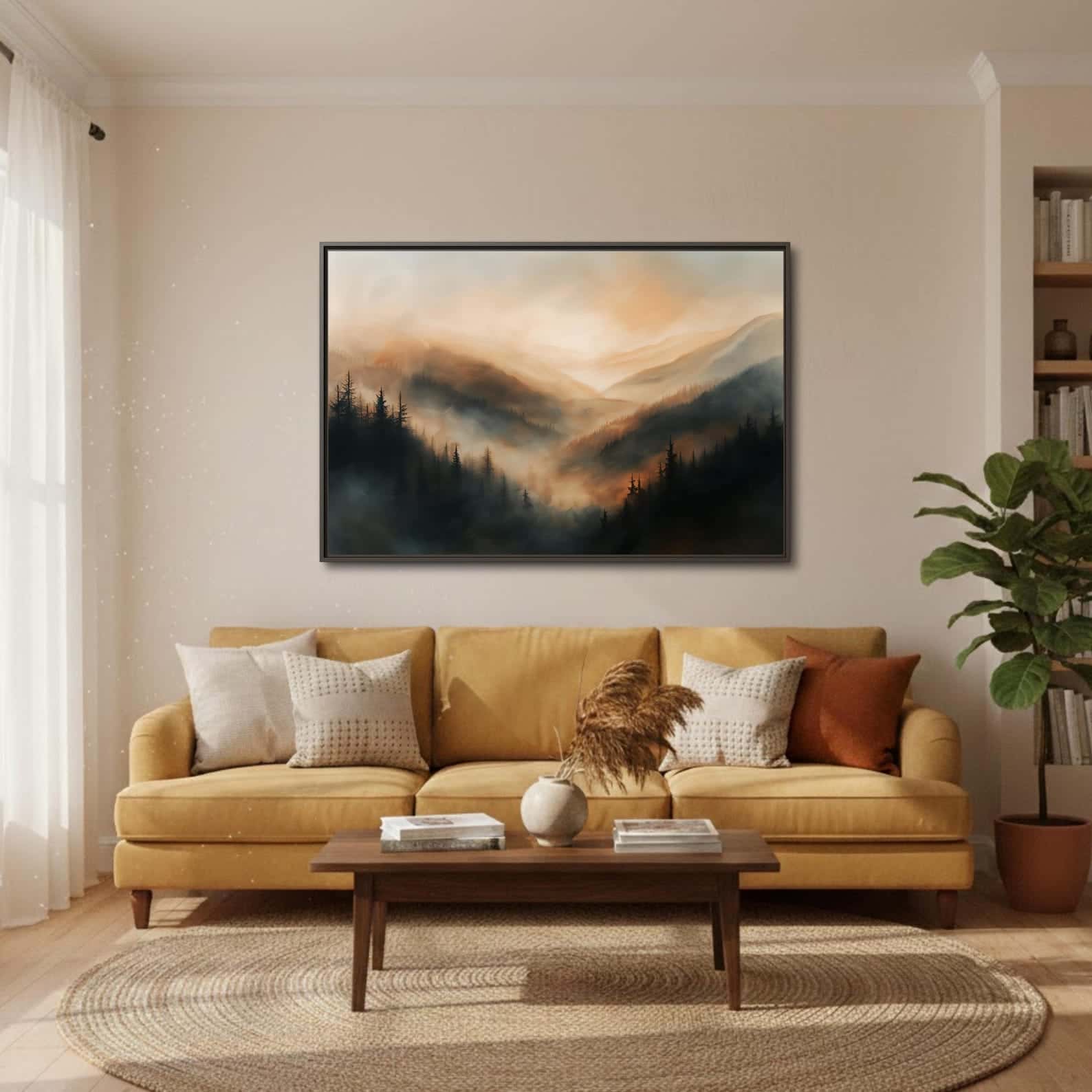 Landscape Artwork | Nature Wall Art | Single, A2 at XILEF Art