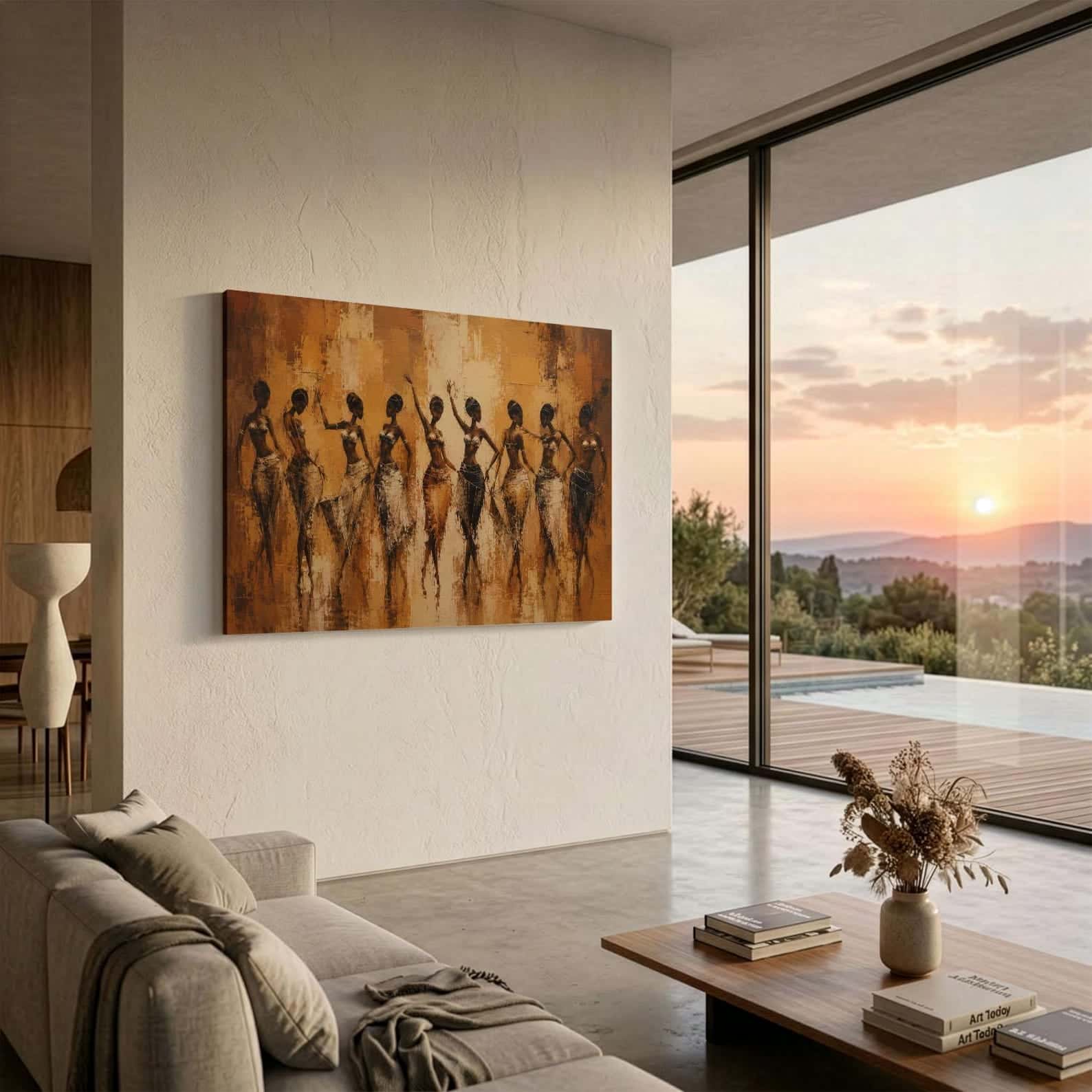 African Artwork | Afrocentric Wall Art | A2 at XILEF Art