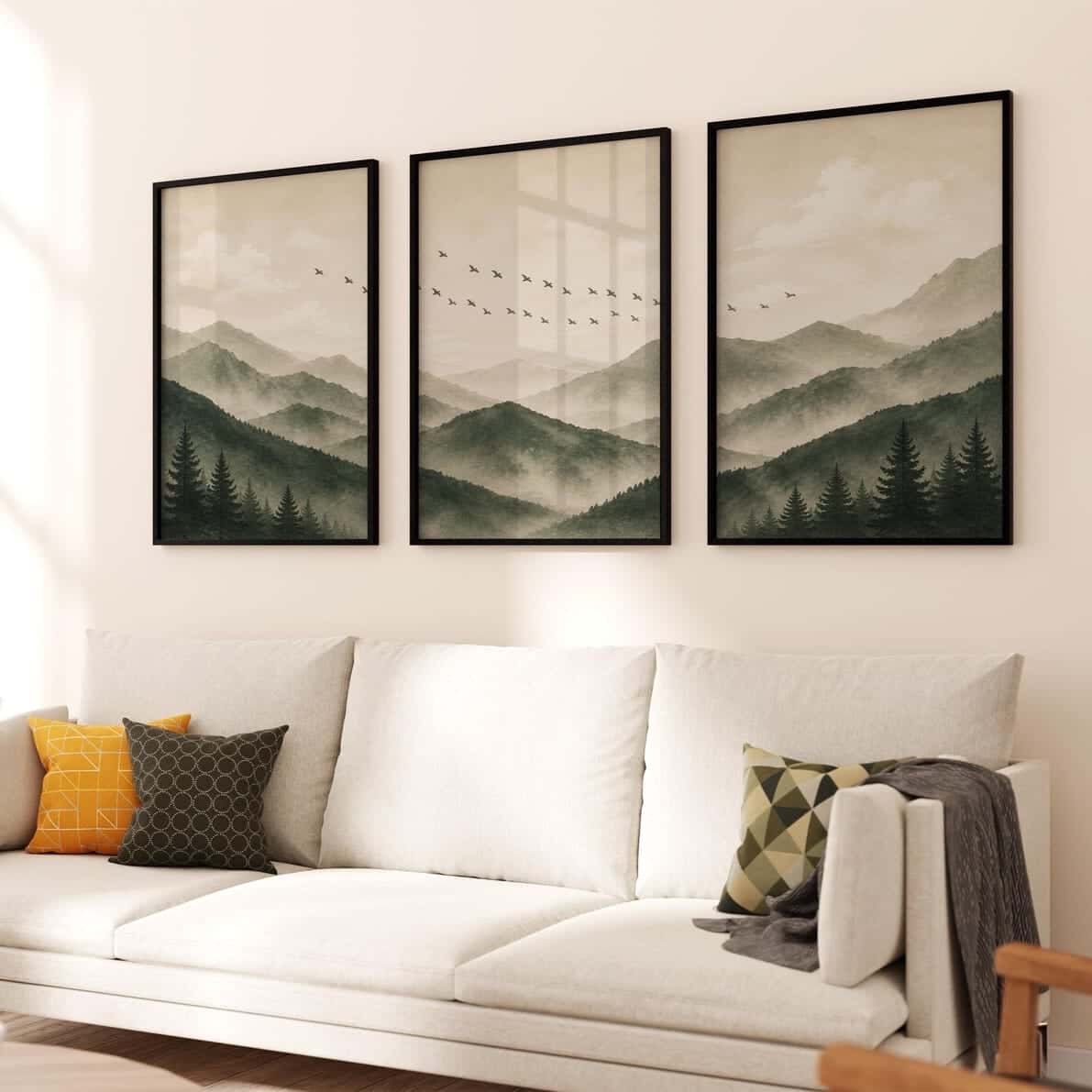 Landscape Artwork | Nature Wall Art | Trio, A2 at XILEF Art
