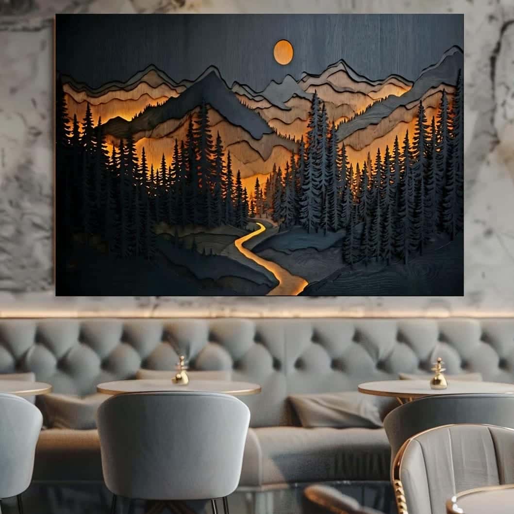 Landscape Artwork | Nature Wall Art | Single, A2 at XILEF Art