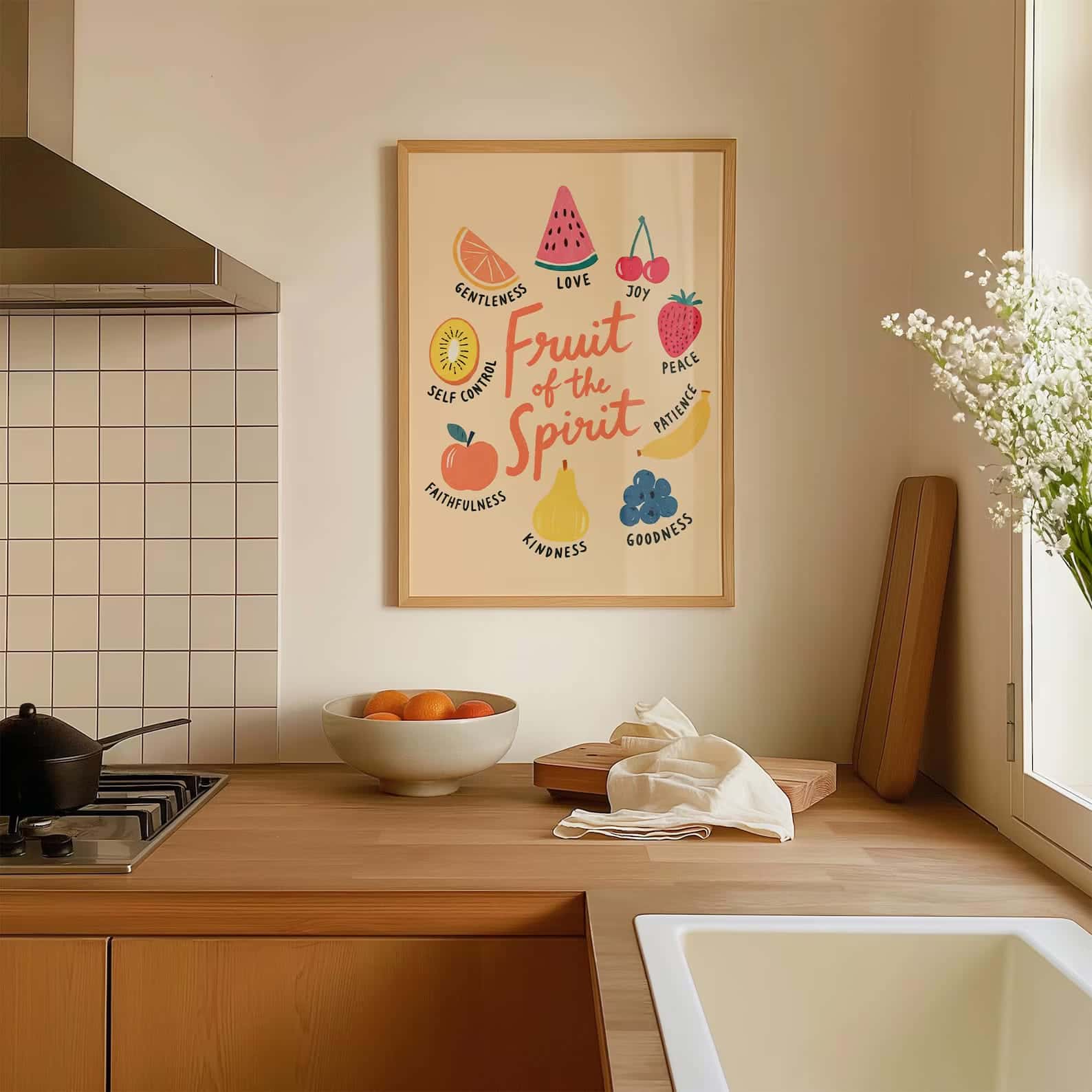 Kitchen or Dining Artwork |  Home Wall Art | Single, A2 at XILEF Art