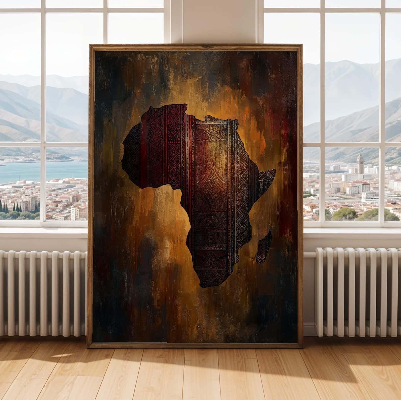 African Artwork | Afrocentric Wall Art | A2 at XILEF Art