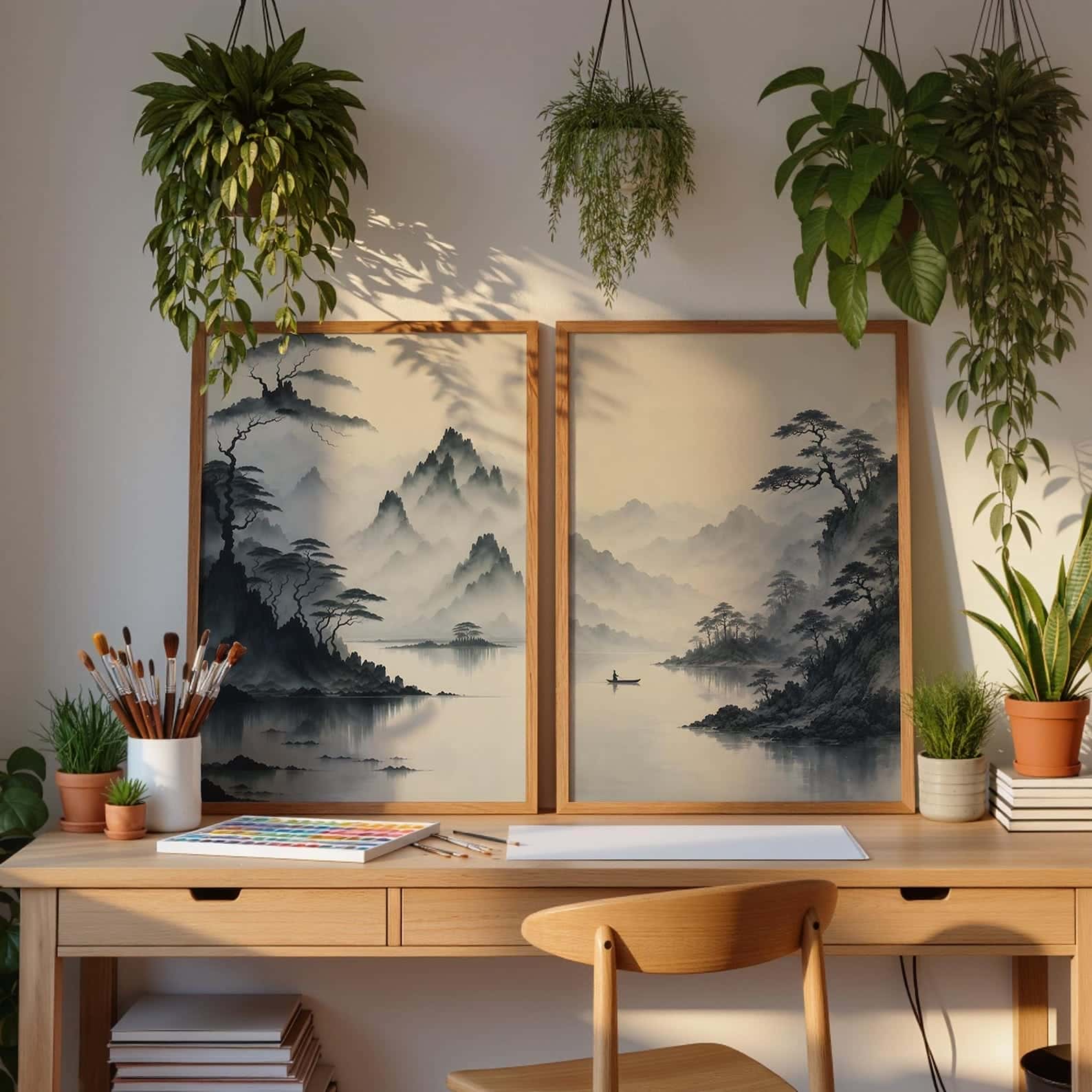 Landscape Artwork | Nature Wall Art | Duo, A2 at XILEF Art