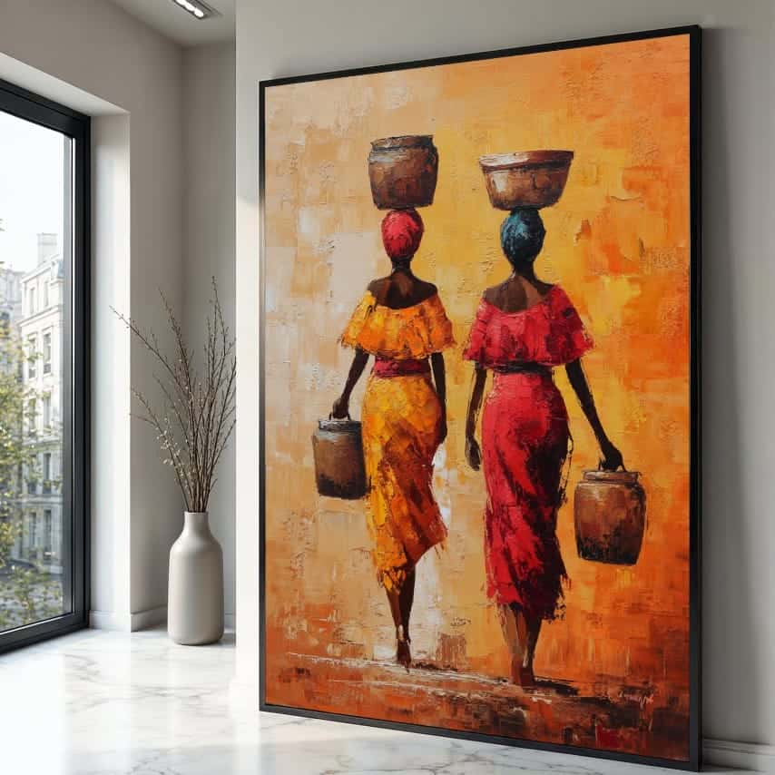 African Artwork | Afrocentric Wall Art | A2 at XILEF Art